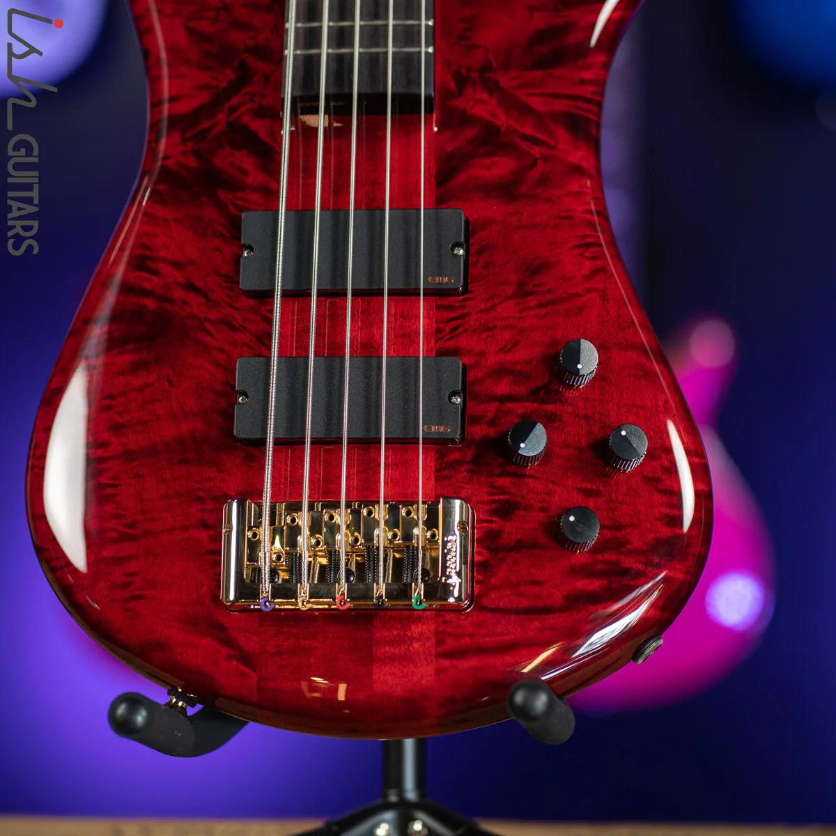 Spector Euro5 LX 5-String Bass Black Cherry Gloss - Image 4