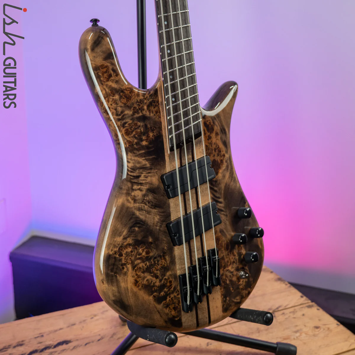 2021 Spector NS Dimension 4 Multi-Scale Super Faded Black Gloss - Image 5