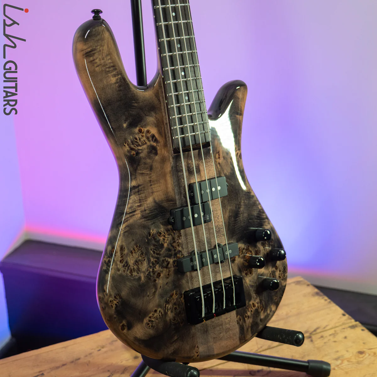 2021 Spector NS Ethos 4 Super Faded Black Gloss - Image 5