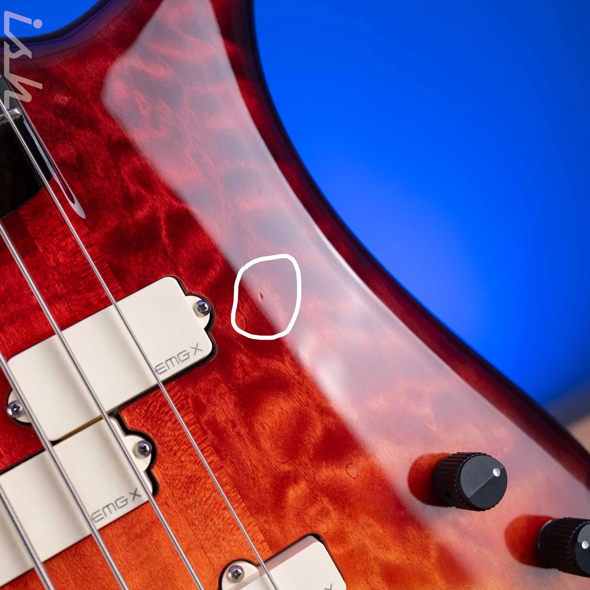 2021 Spector USA Custom NS-2 4-String Bass Lava Glow Gloss - Image 6