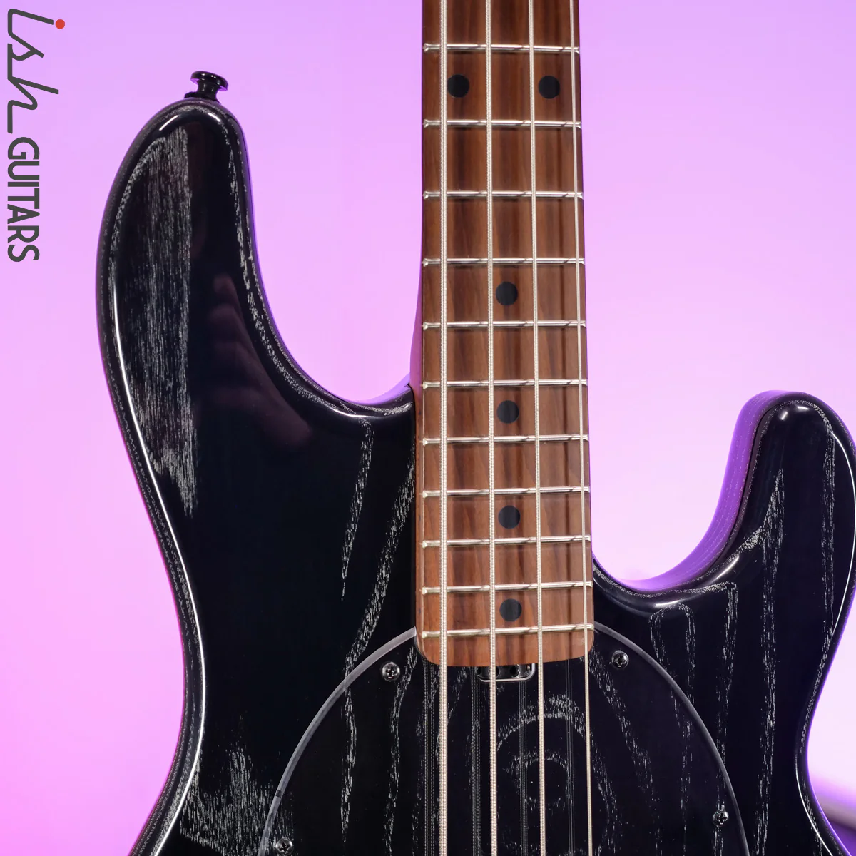 Sterling by Music Man StingRay Ray34 Ash Black - Image 3