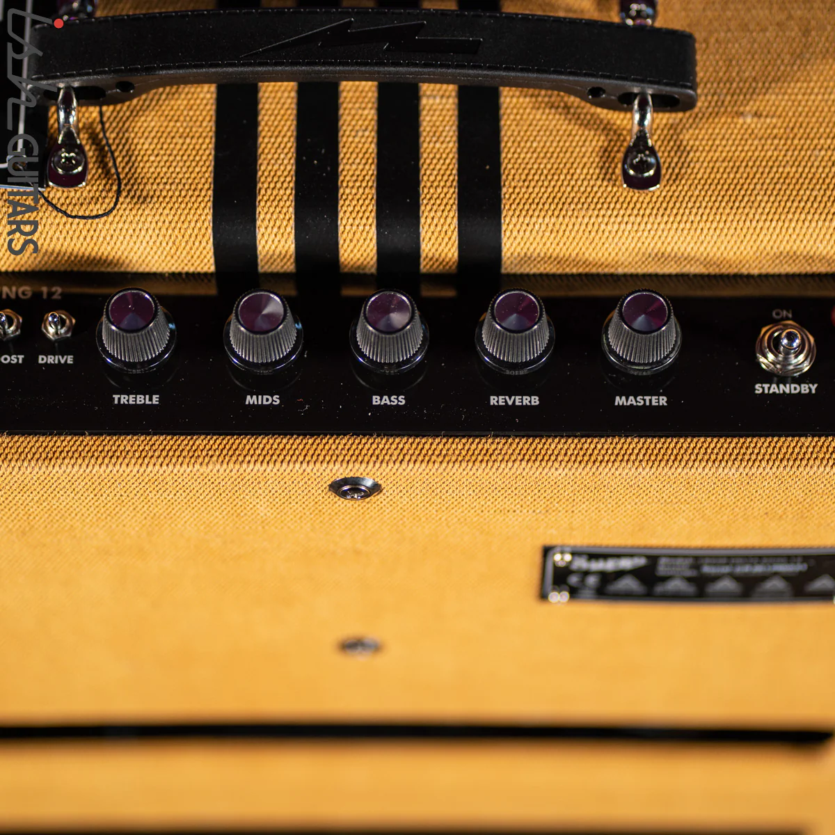 Supro Delta King 12 15W Tube Guitar Amp Tweed and Black - Image 8