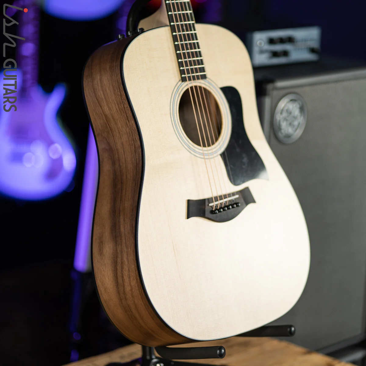 2021 Taylor 110e Dreadnought Natural Sitka - Image 6