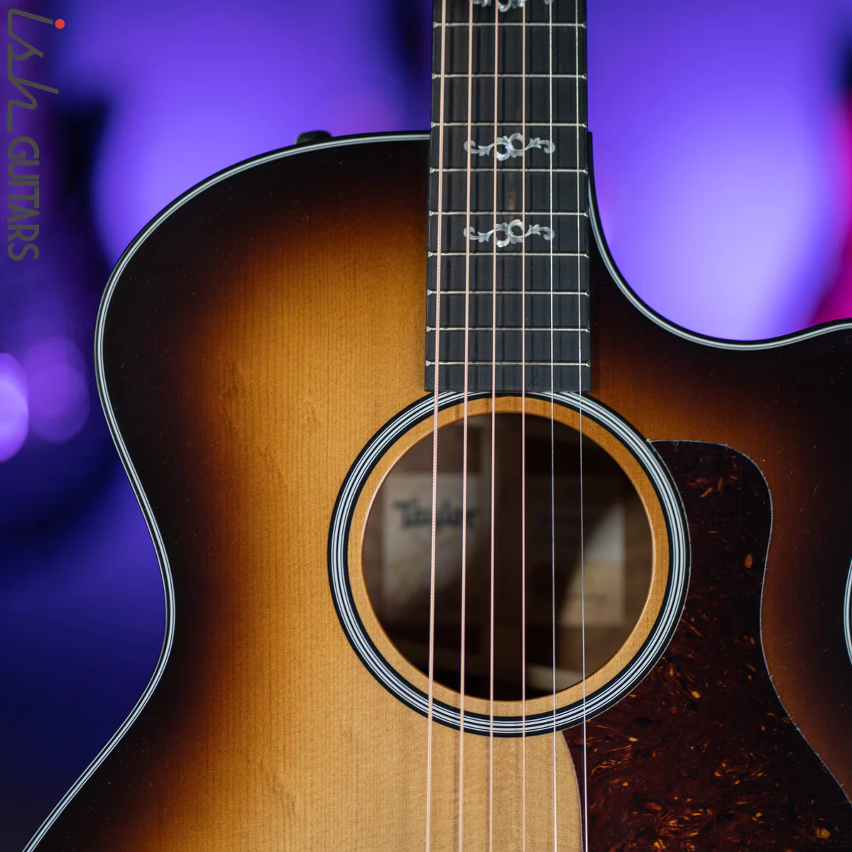 Taylor 314CE Ltd Grand Auditorium Torrefied Spruce/Quilted Sapele - Image 4