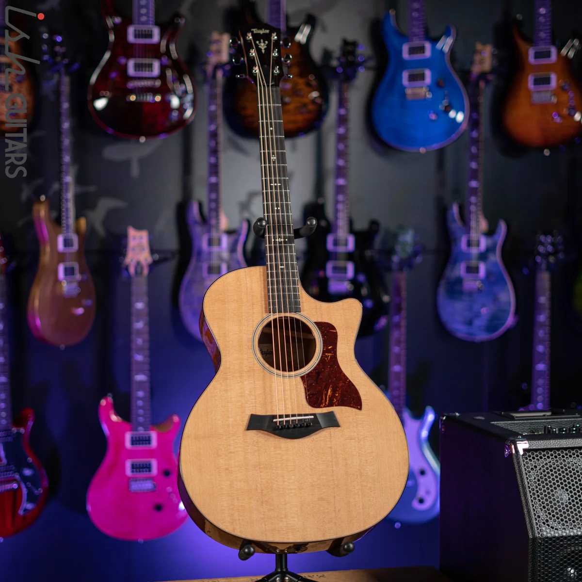 2021 Taylor 514ce Grand Auditorium Acoustic Guitar Natural Cedar - Image 3