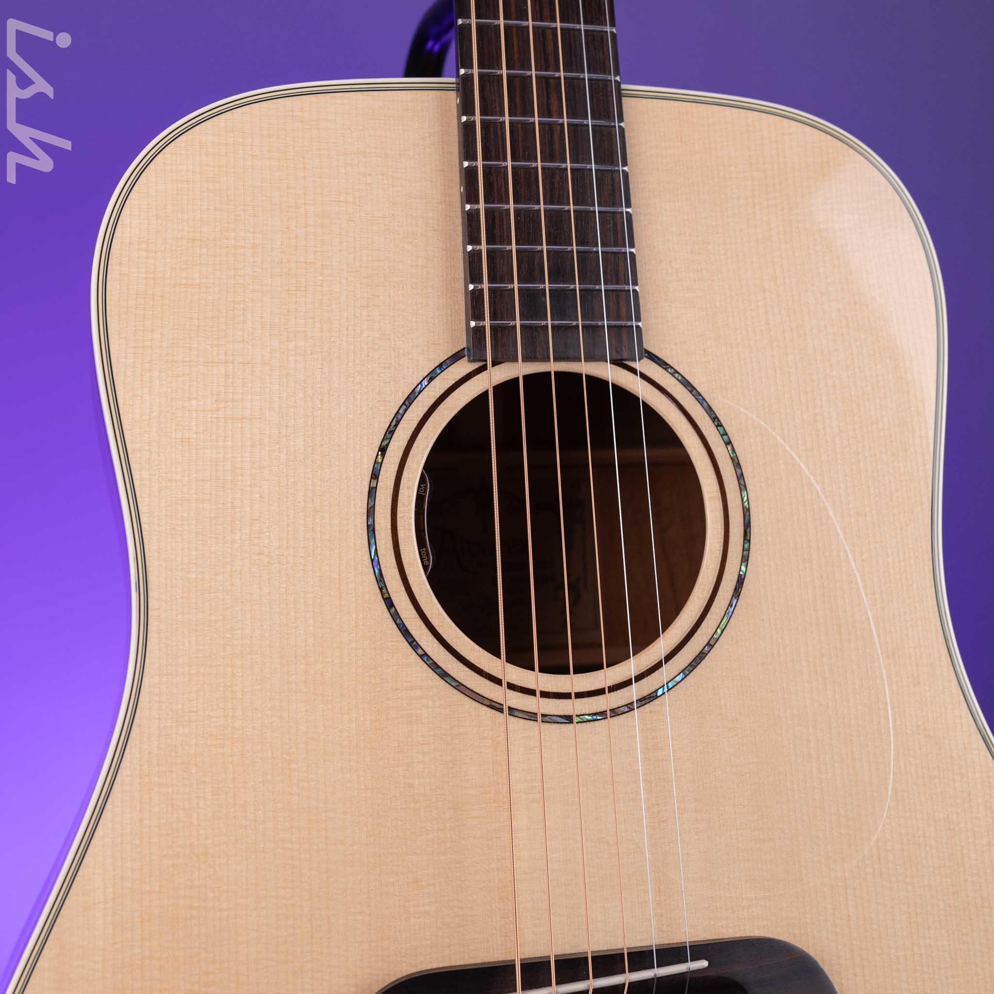 2022 Alvarez Yairi DYM60HDE Acoustic-Electric Guitar Natural - Image 3