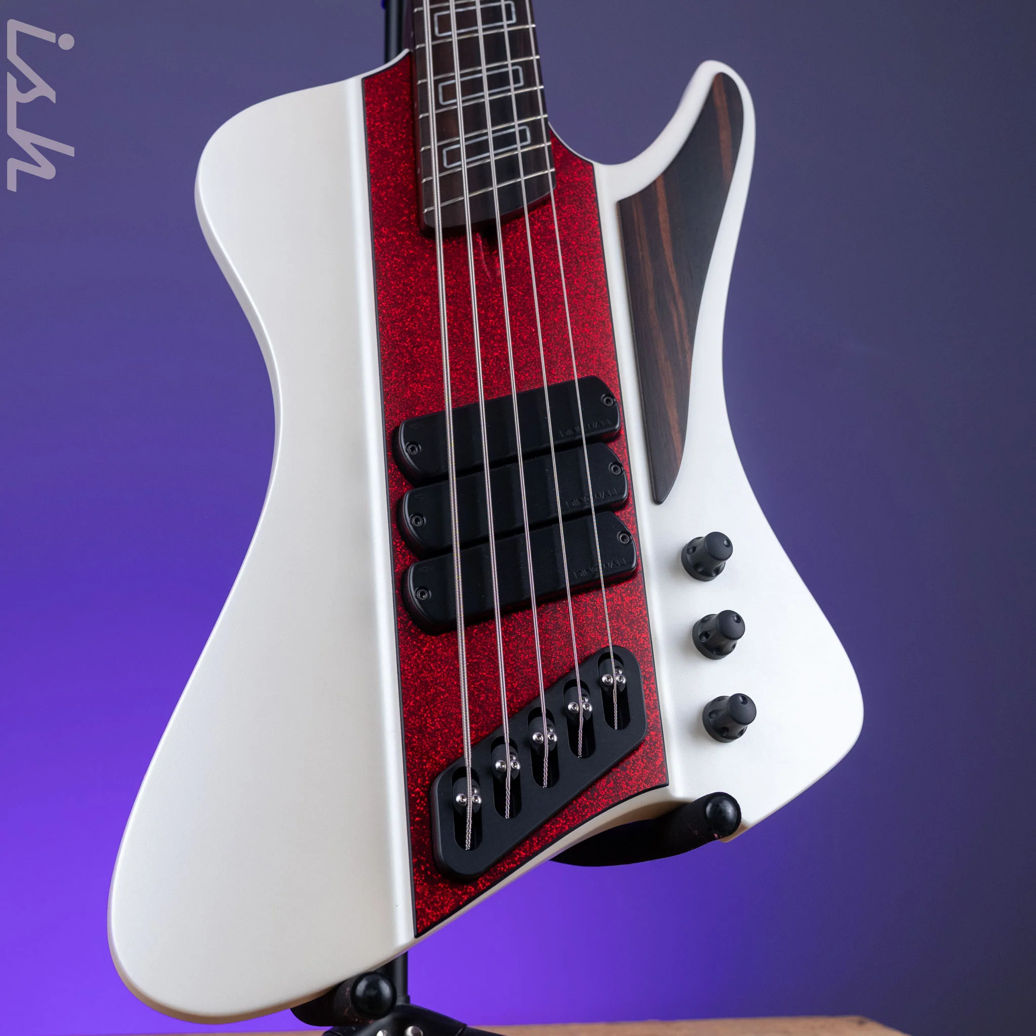 2022 Dingwall D-Roc Custom NAMM Ducati White