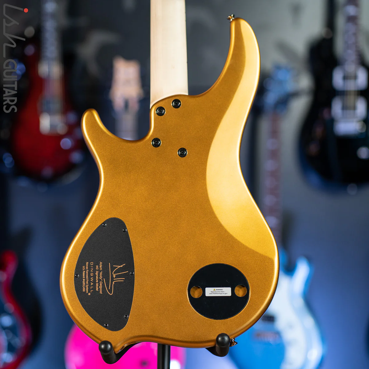 Dingwall NG-3 4-String Bass Matte Gold Metallic - Image 6