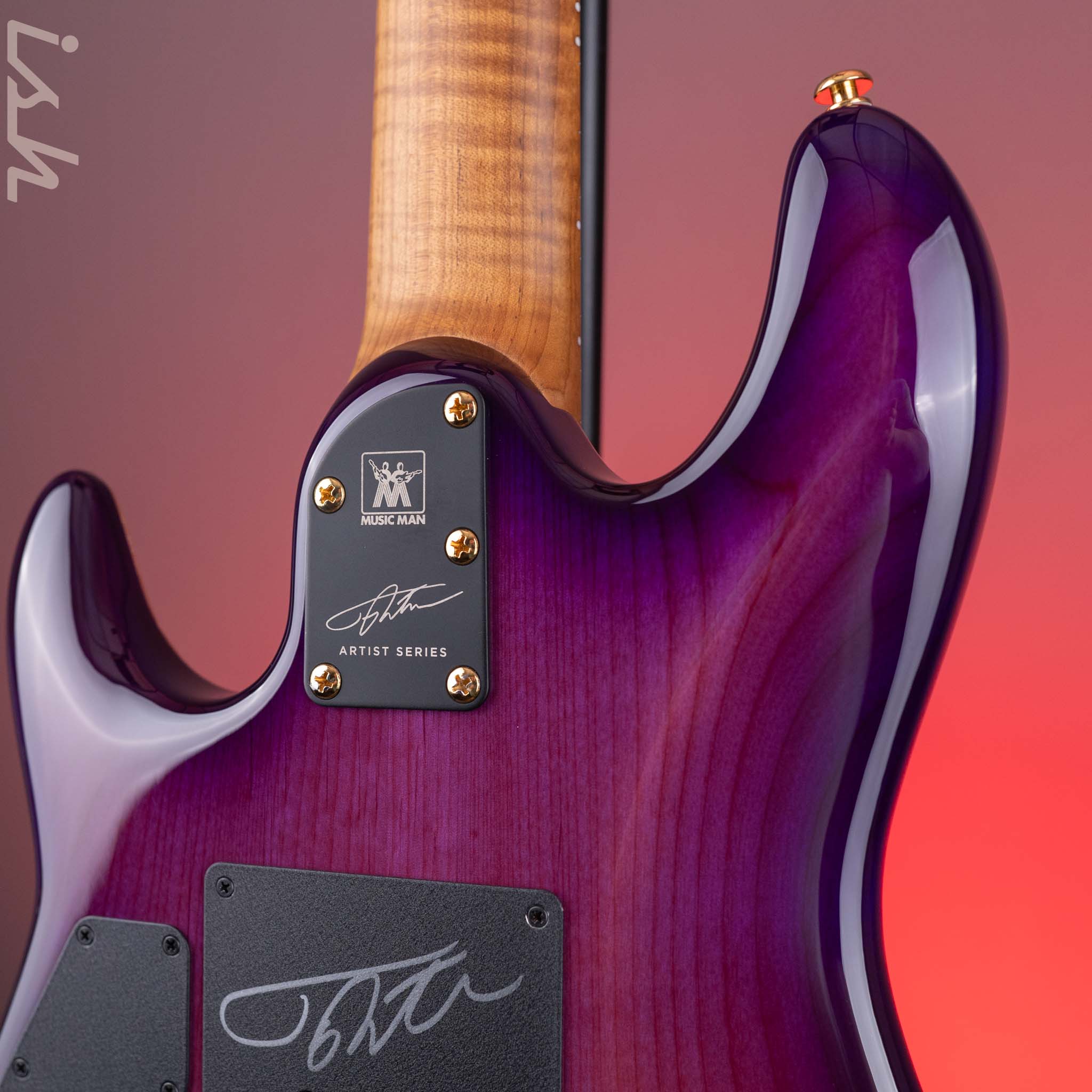 2022 Ernie Ball Music Man Jason Richardson 7-String Majora Purple - Image 8