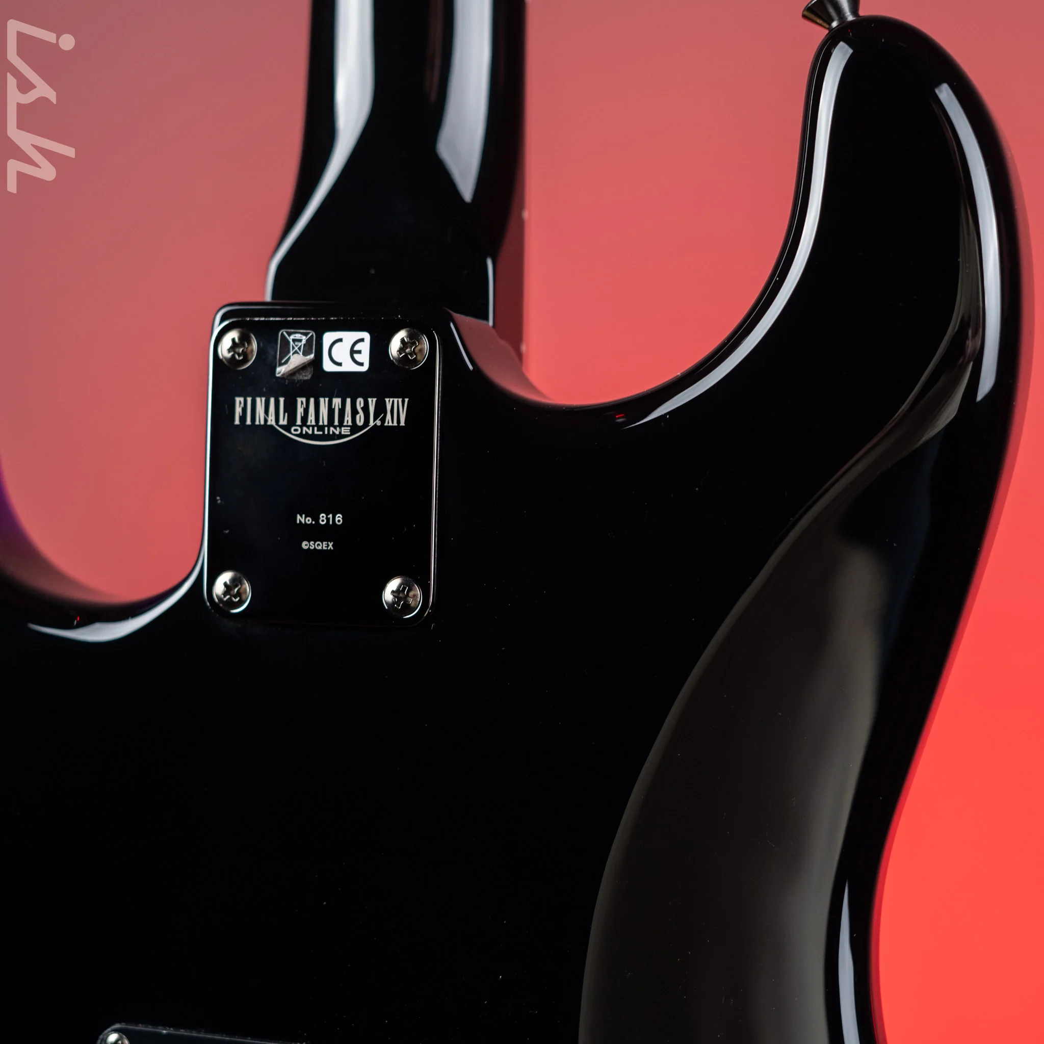 2022 Fender Final Fantasy XIV Stratocaster Limited Edition Black - Image 12
