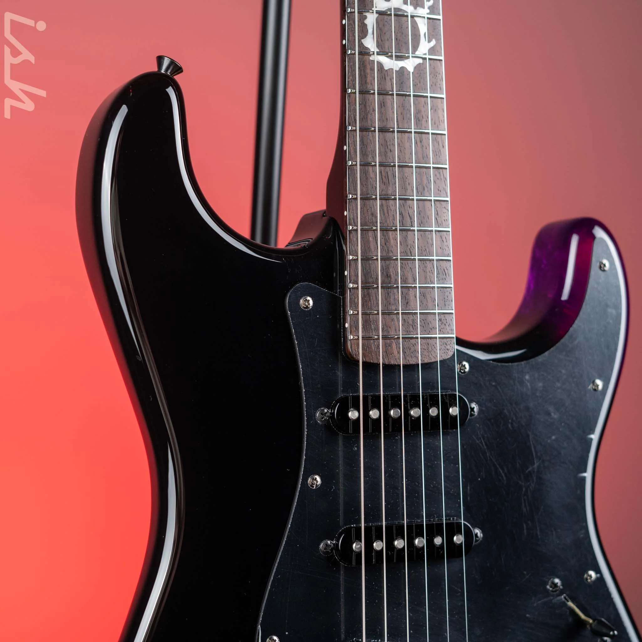 2022 Fender Final Fantasy XIV Stratocaster Limited Edition Black - Image 3