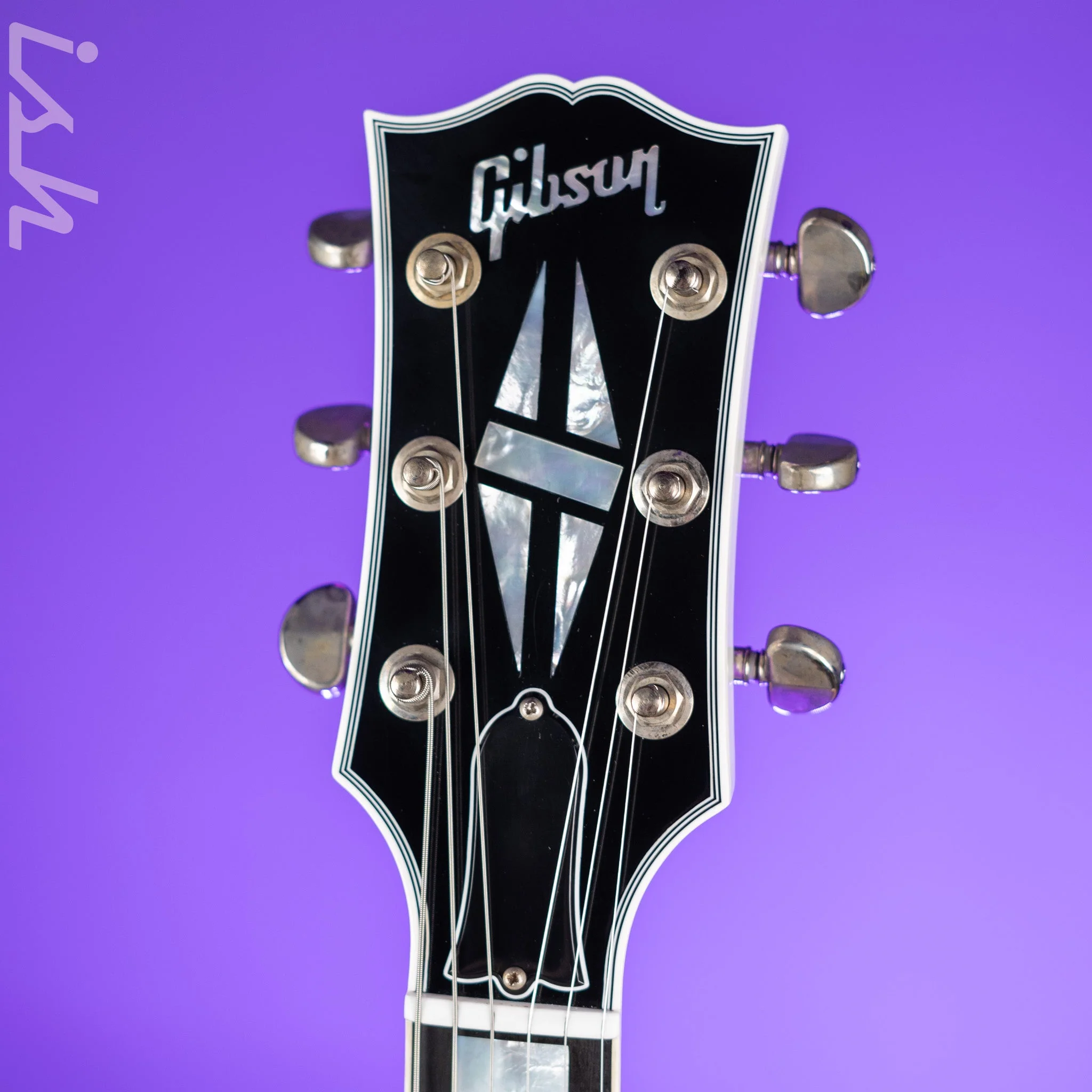 2022 Gibson Les Paul Custom w/ Ebony Fingerboard White Gloss - Image 9