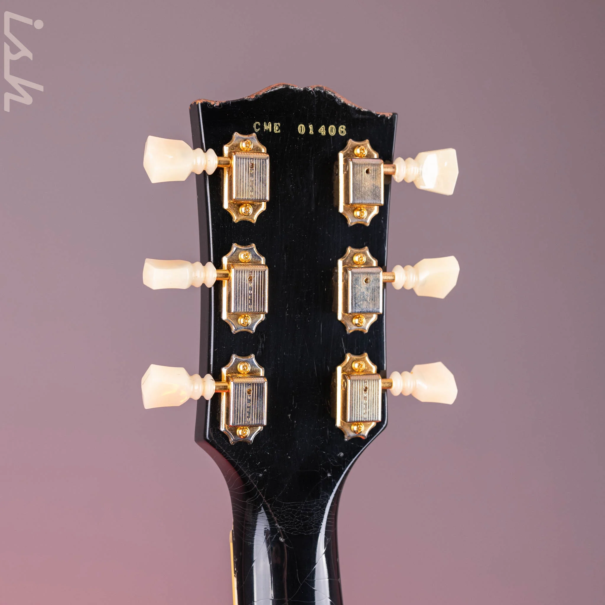 2022 Gibson SG Les Paul Murphy Lab Heavy Relic Black - Image 12