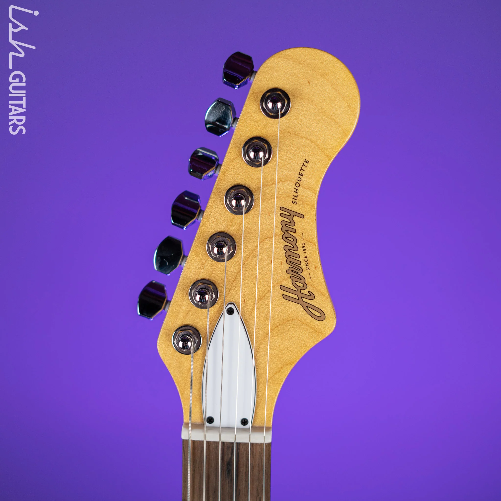 Harmony Silhouette Electric Guitar 3-Tone Sunburst - Image 5