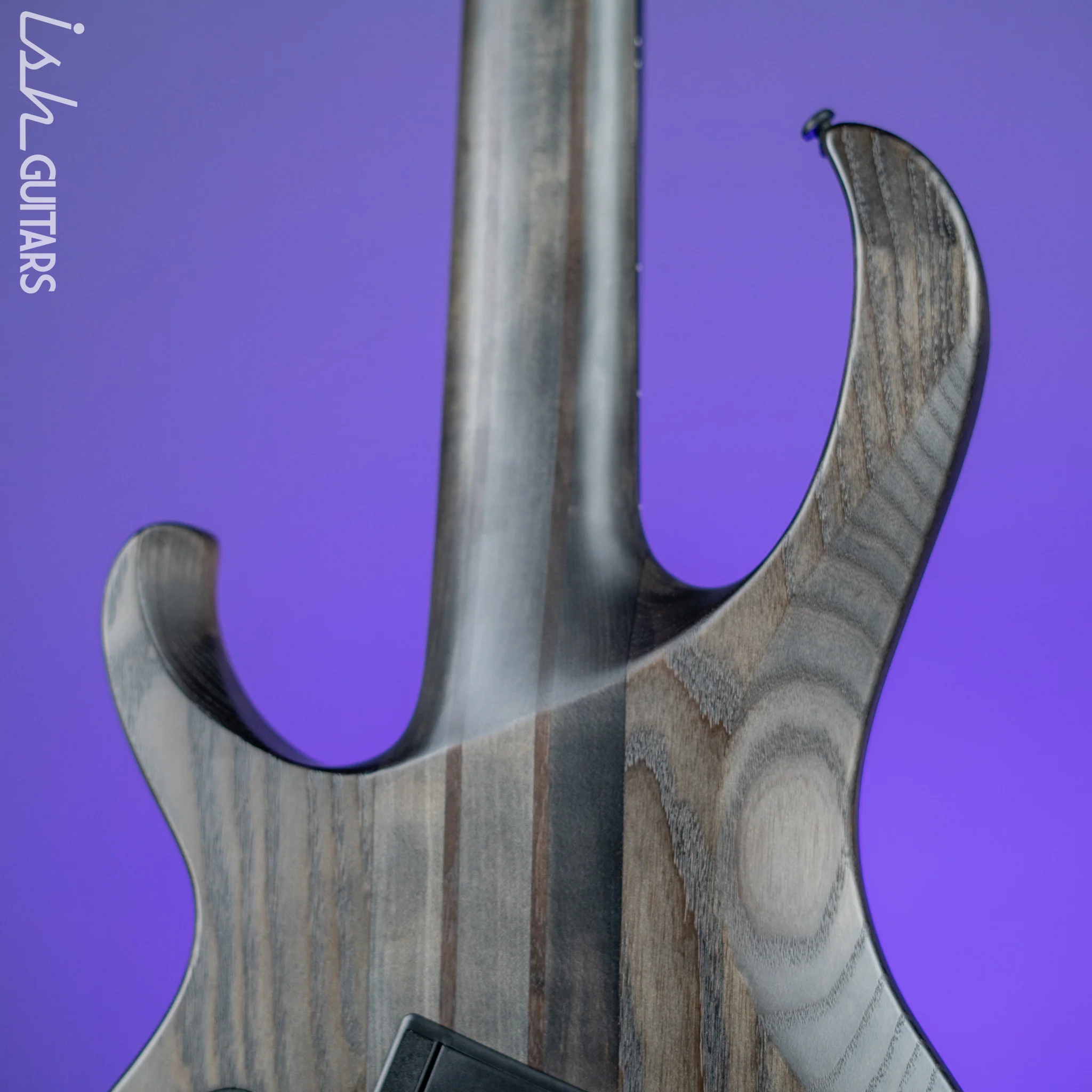 Ibanez BTB805MS Multi-Scale 5-String Bass Transparent Grey Flat - Image 7