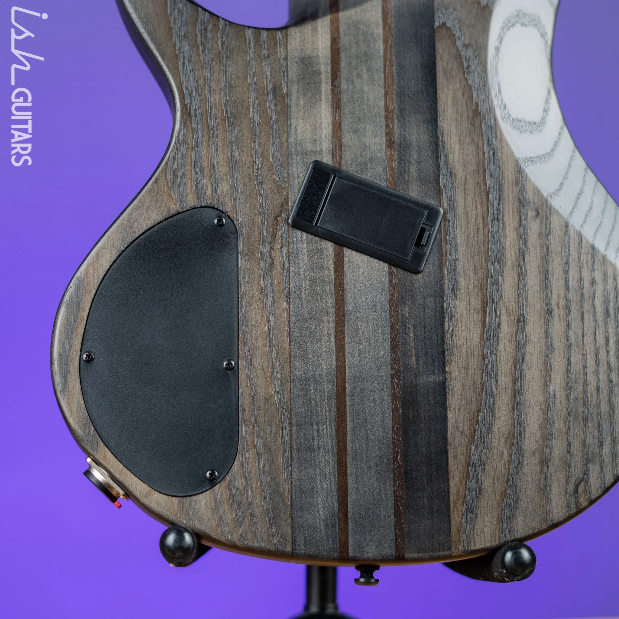 Ibanez BTB805MS Multi-Scale 5-String Bass Transparent Grey Flat - Image 8