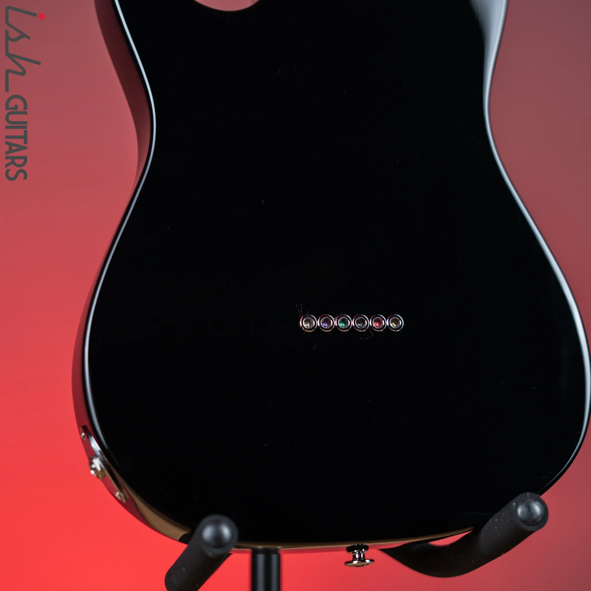 2022 Ibanez Prestige FLATV1 Josh Smith Signature Black - Image 9