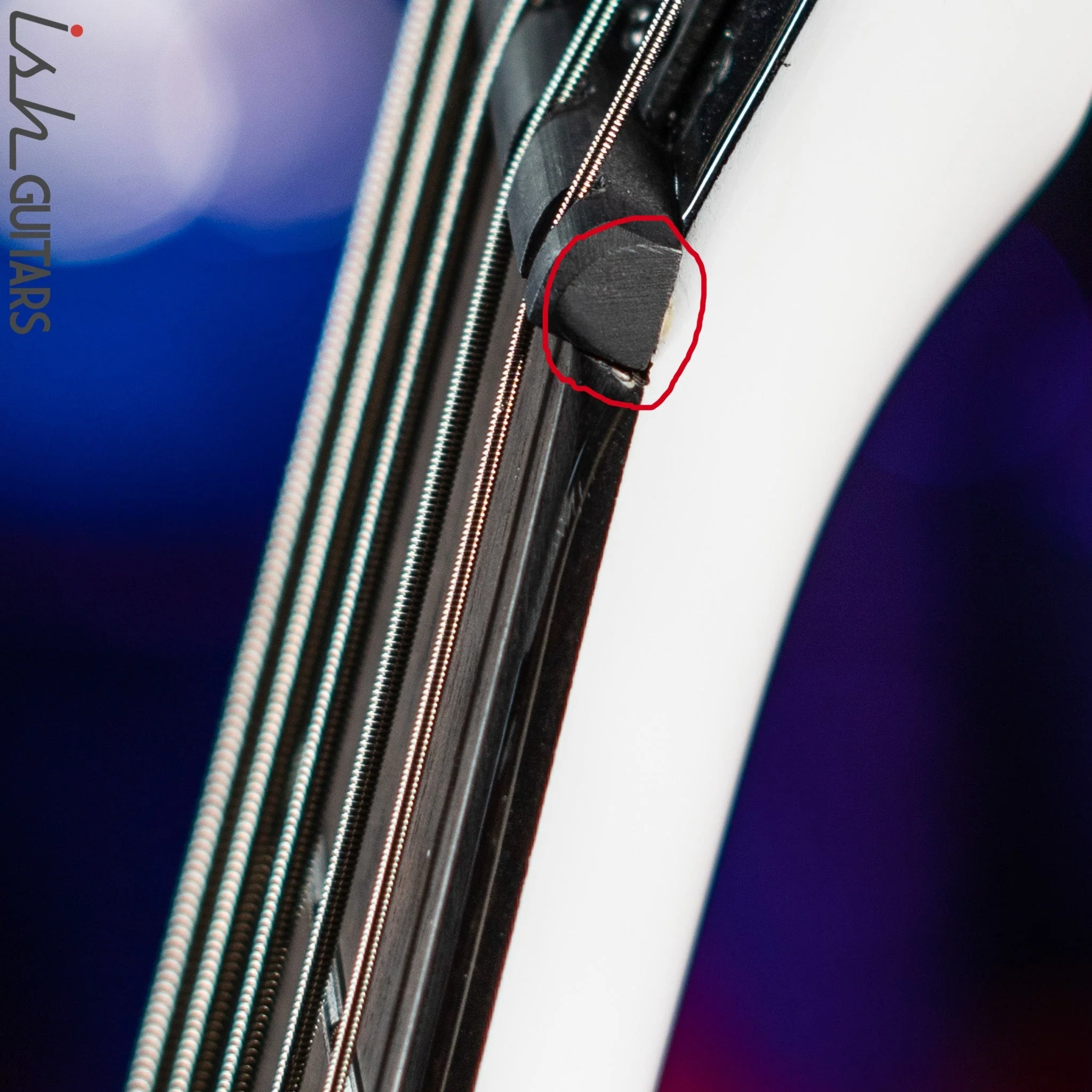 2022 Ish X Spector NS Dimension 5 String EMG Darkglass White Gloss - Image 14