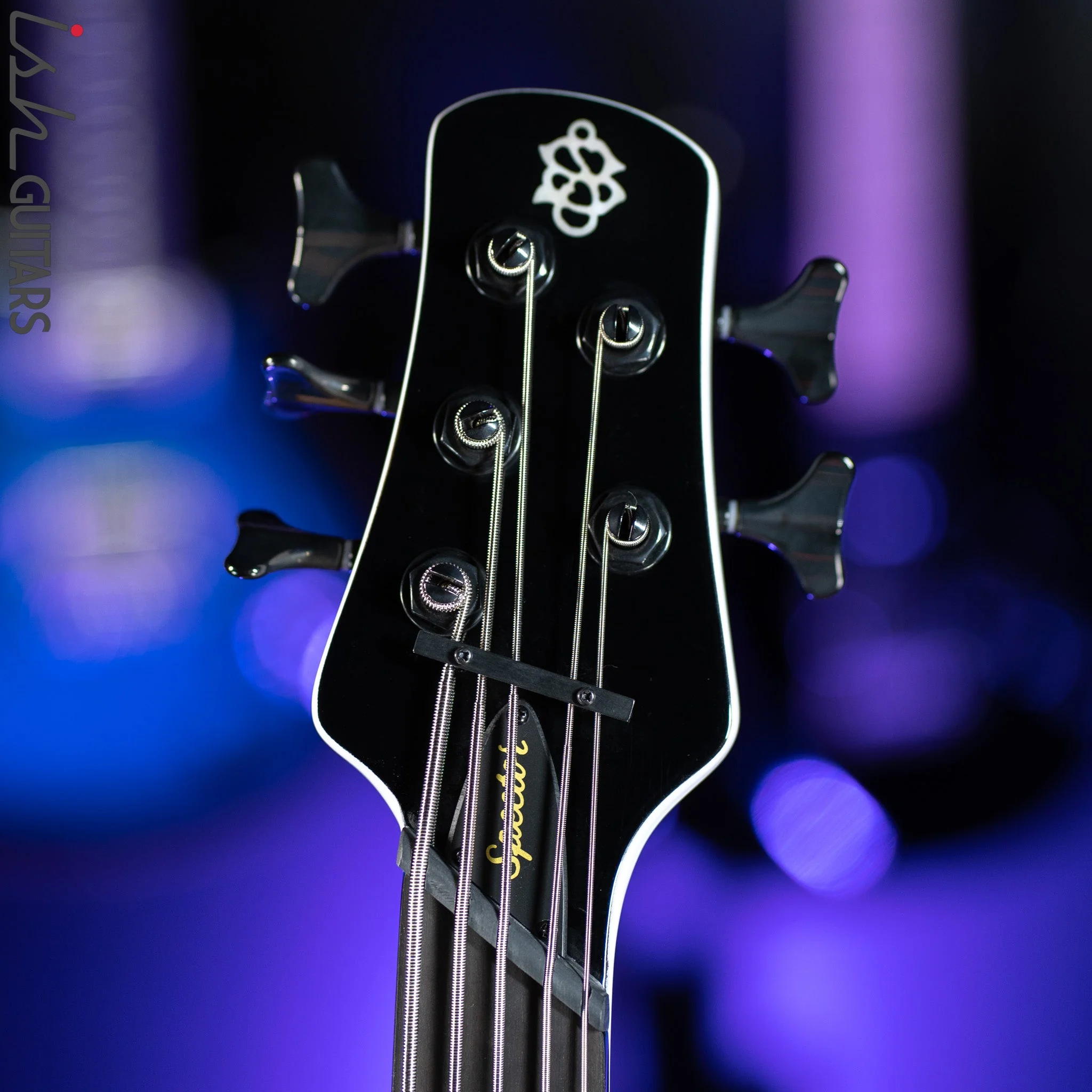 2022 Ish X Spector NS Dimension 5 String EMG Darkglass White Gloss - Image 7