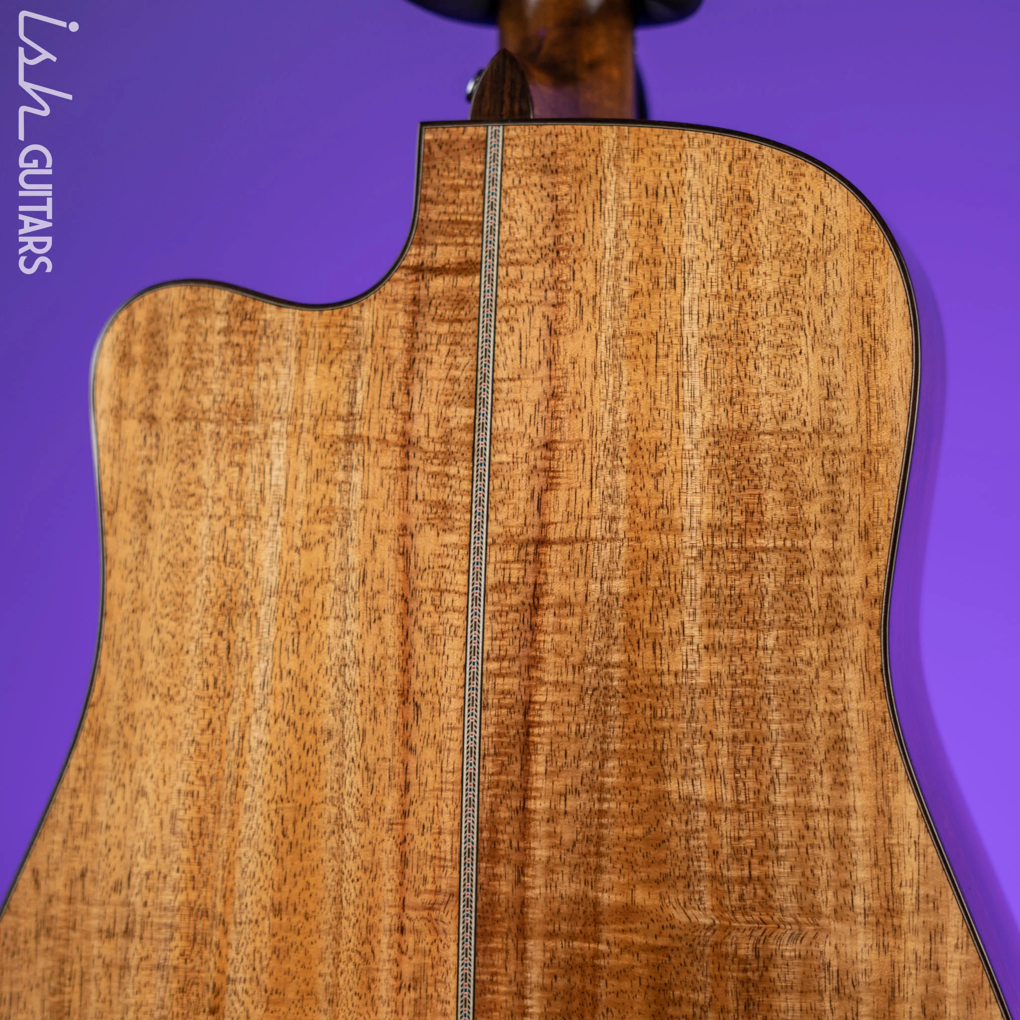 Martin Custom Shop D-28 Acoustic Guitar Flamed Koa Natural - Image 10