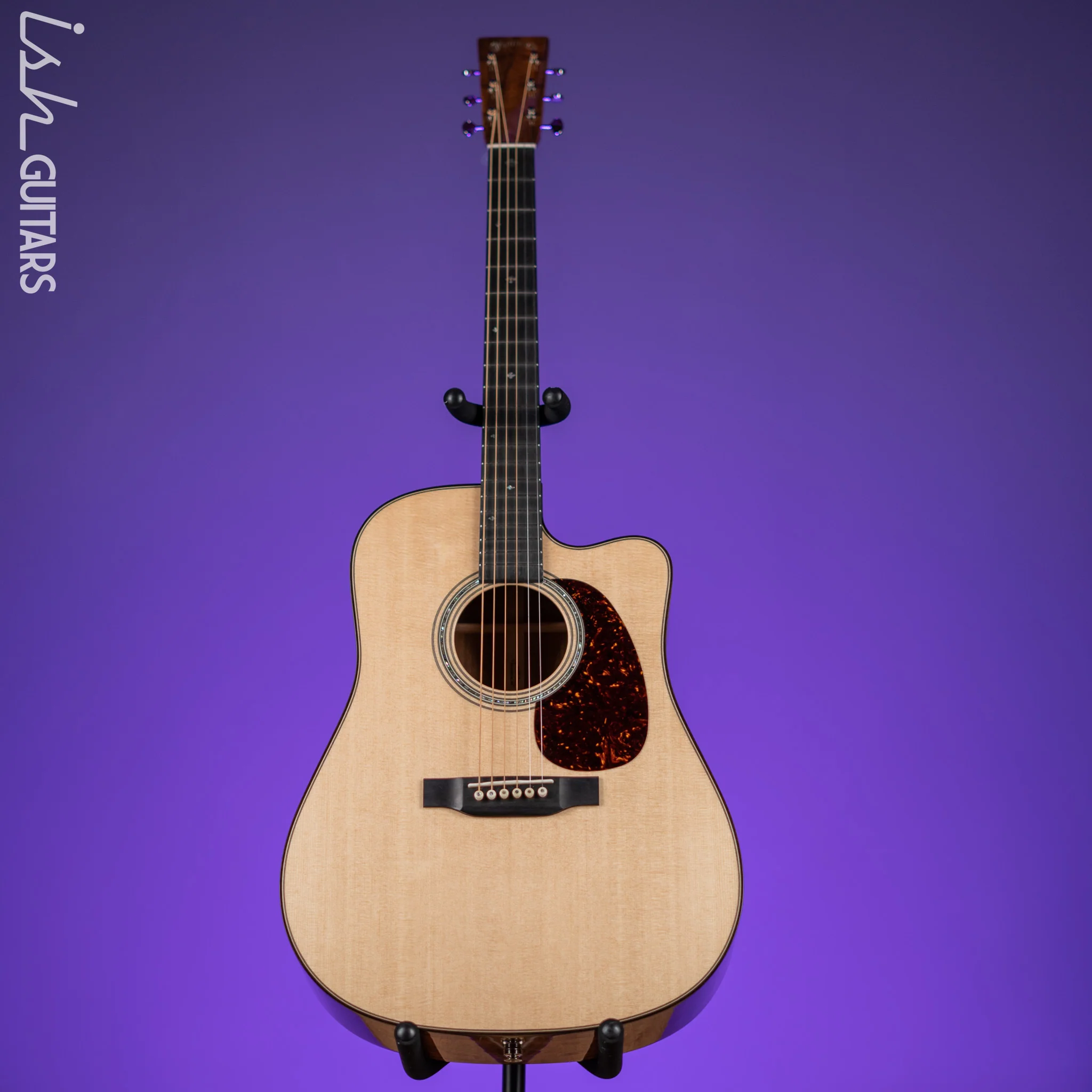 Martin Custom Shop D-28 Acoustic Guitar Flamed Koa Natural - Image 3