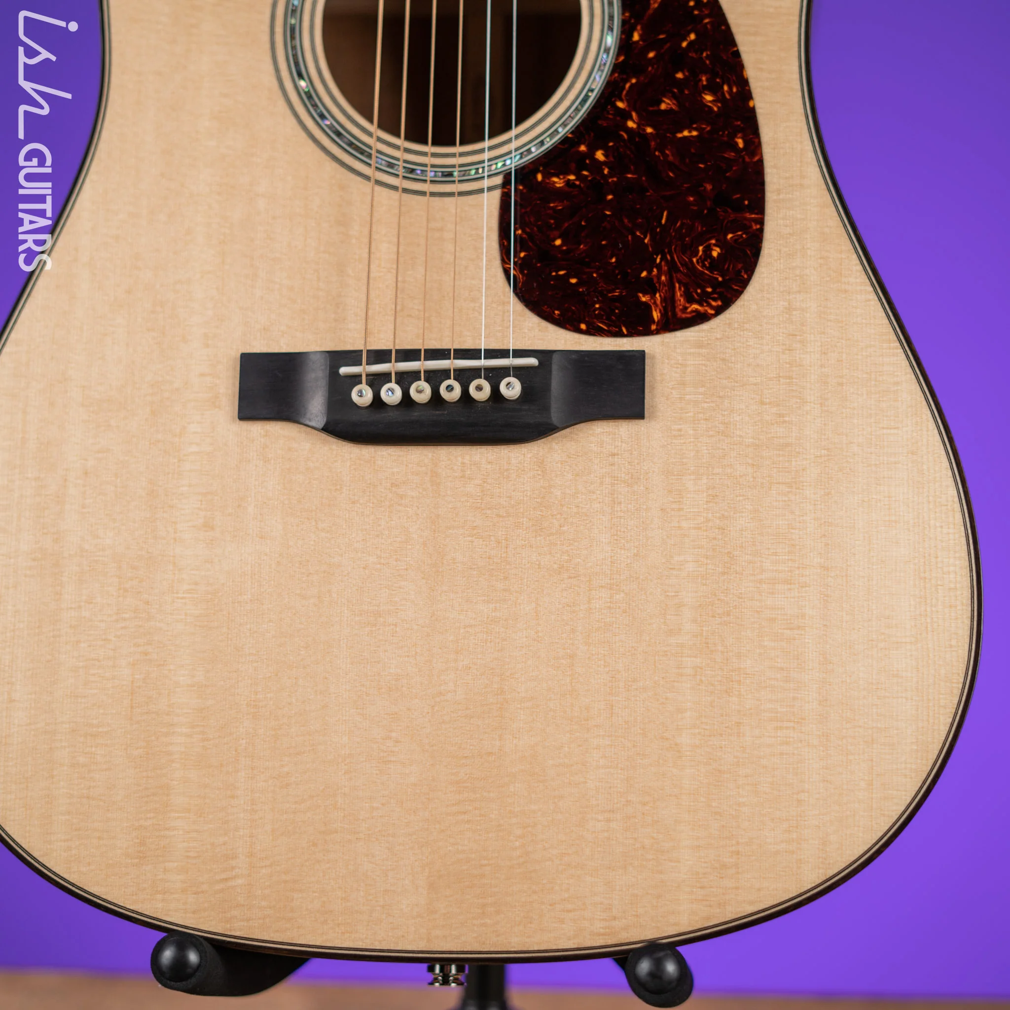 Martin Custom Shop D-28 Acoustic Guitar Flamed Koa Natural - Image 5