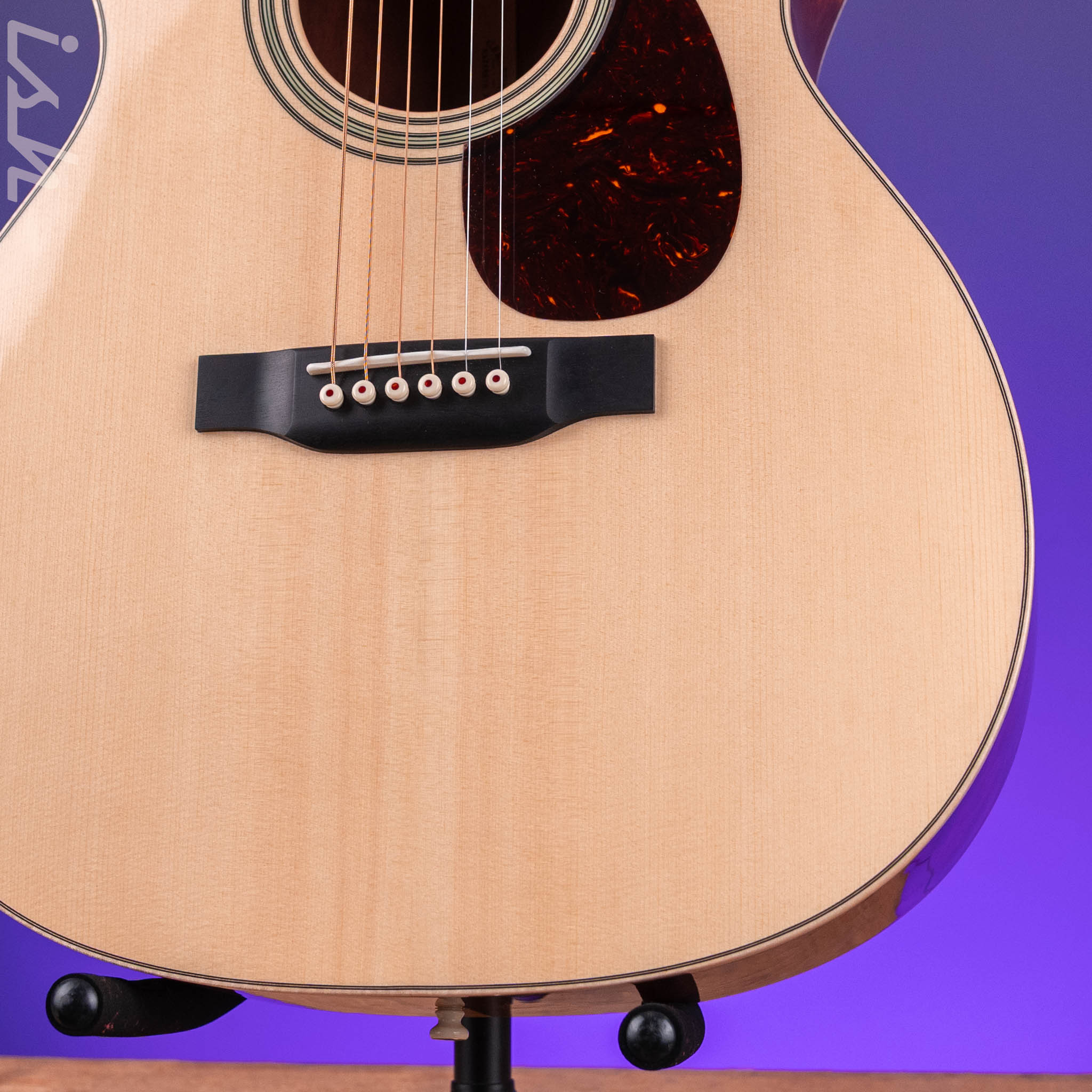 2022 Martin Custom Shop OM-28 Acoustic Guitar Quilted Bubinga Natural - Image 6