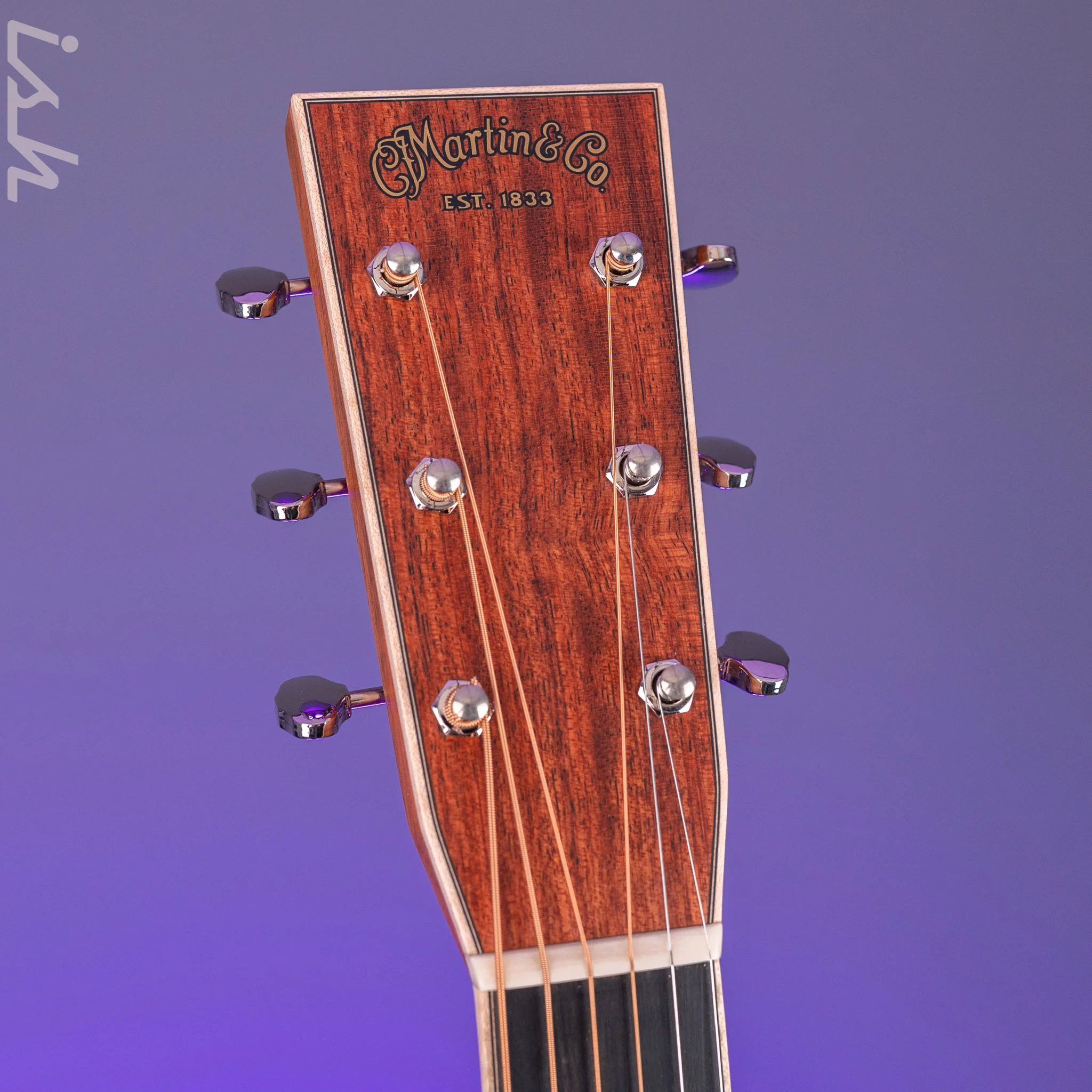 2022 Martin Custom Shop OM-28 Acoustic Guitar Quilted Bubinga Natural - Image 7