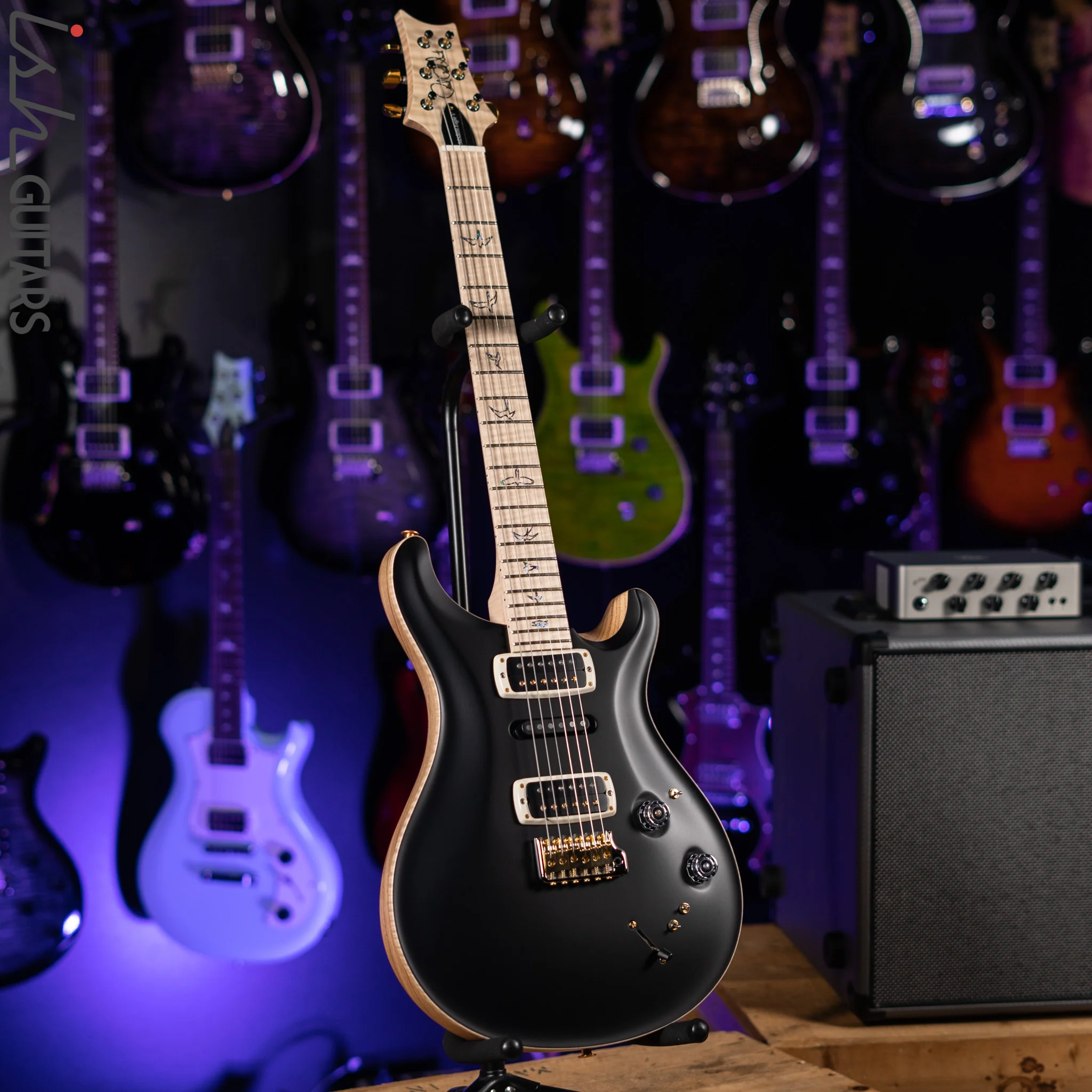 PRS Wood Library Modern Eagle V Satin Opaque Black - Image 2