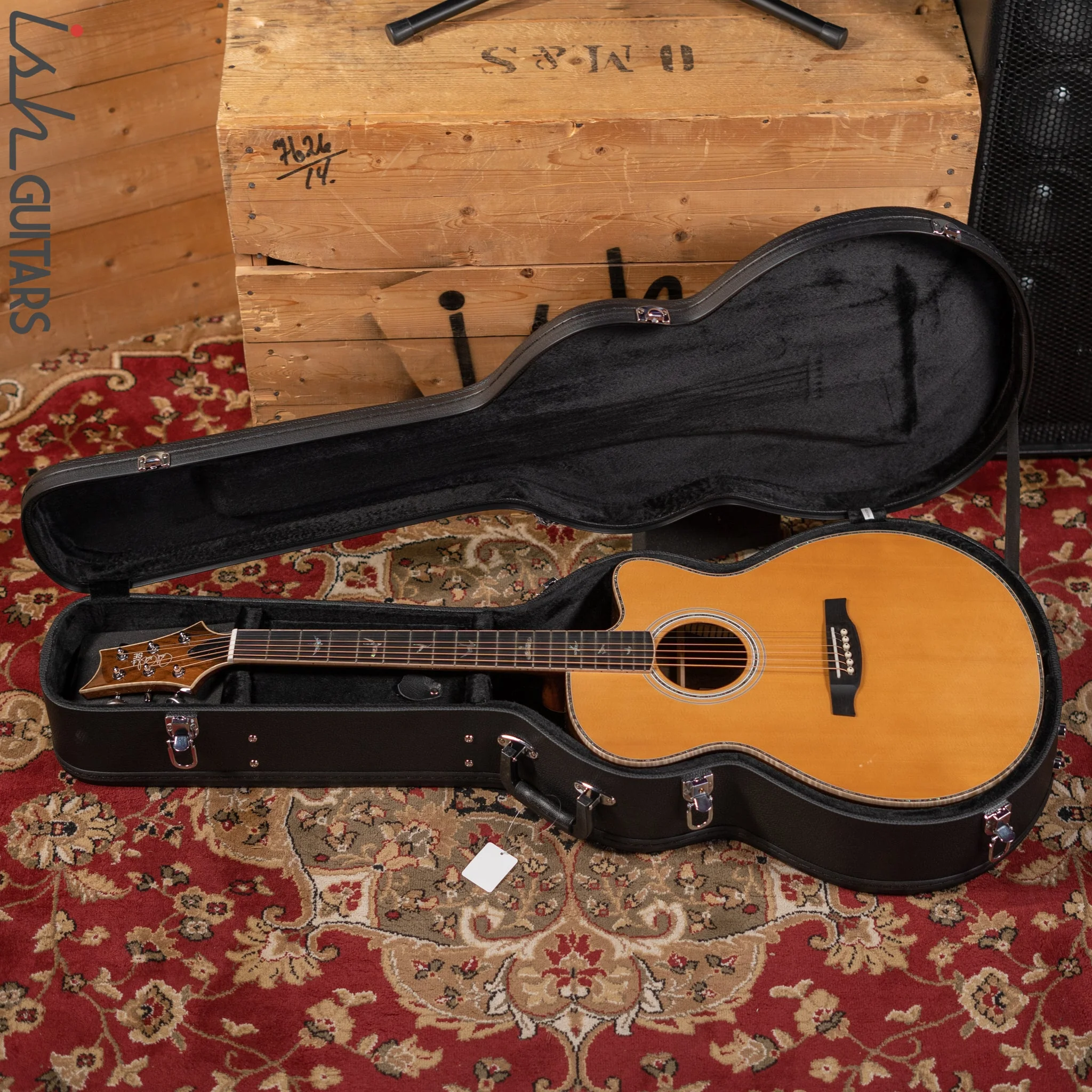 PRS SE A60E Angelus Acoustic Electric Guitar Ziricote - Image 13
