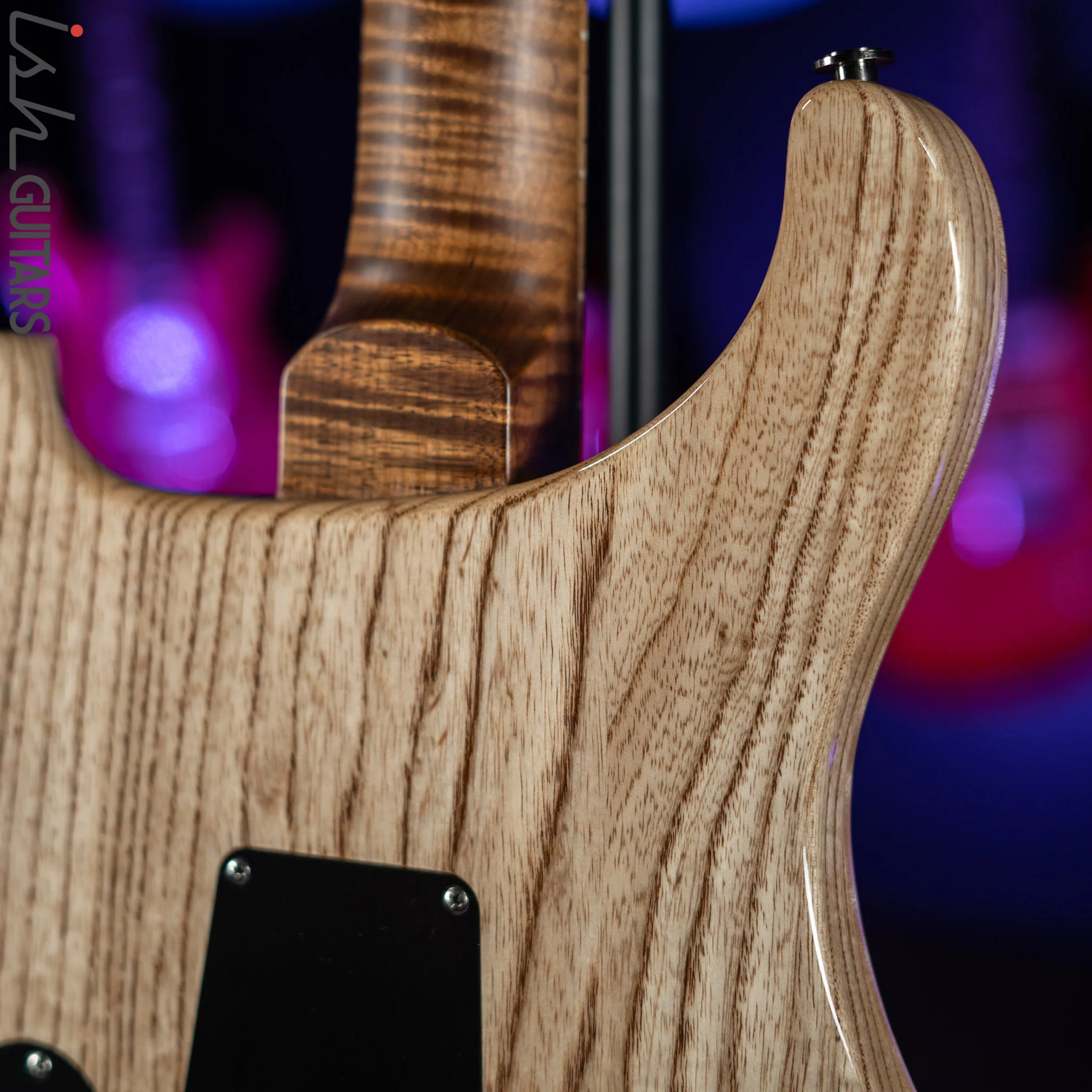 2021 PRS Wood Library Custom 24 10 Top Quilt Torrefied Maple Neck Natural Gloss - Image 9