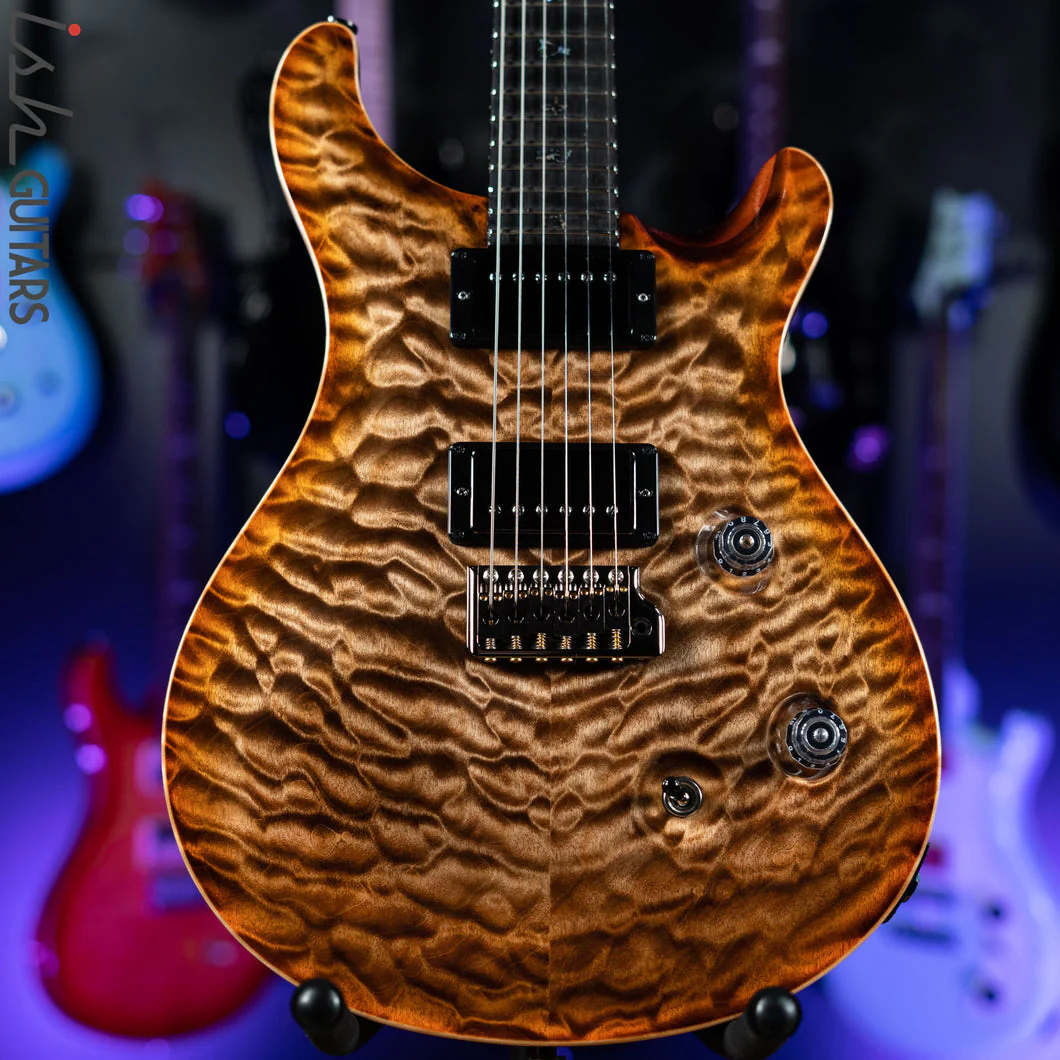 PRS Wood Library Custom 24 Autumn Sky 10 Top Quilt Figured Maple Neck