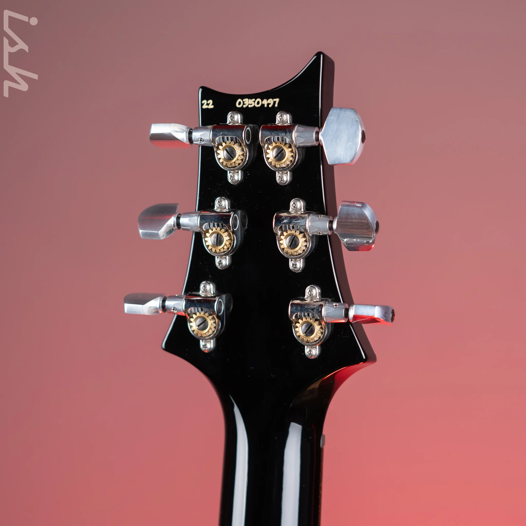 2022 PRS Hollowbody II Piezo Black Gloss W/ Natural Binding - Image 12