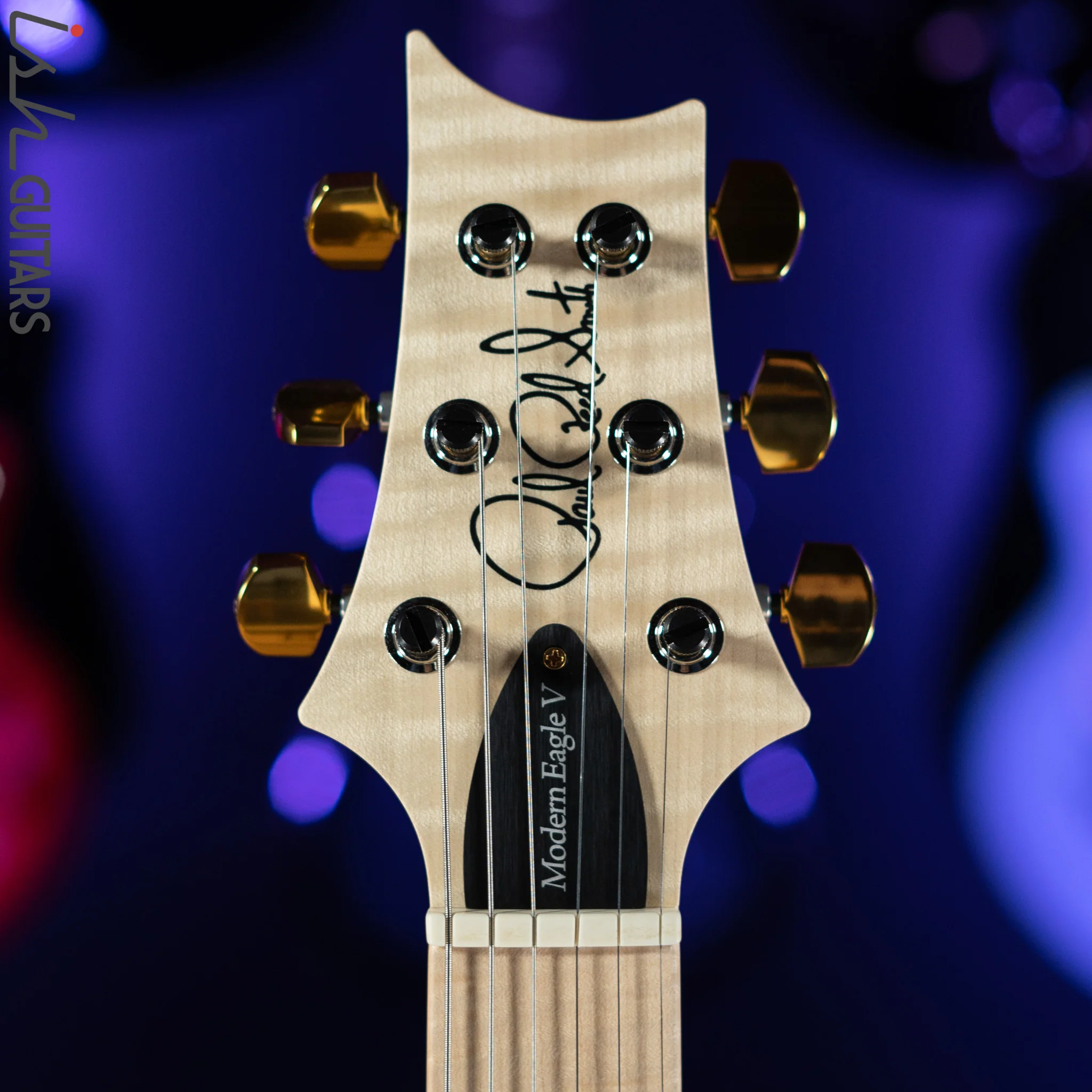 PRS Wood Library Modern Eagle V Satin Antique White - Image 5