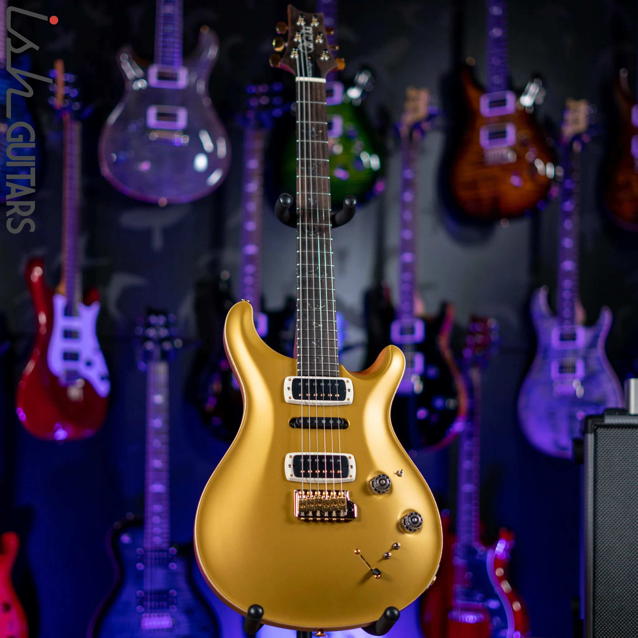 PRS Wood Library Modern Eagle V Opaque Gold Top Brazilian Rosewood - Image 2