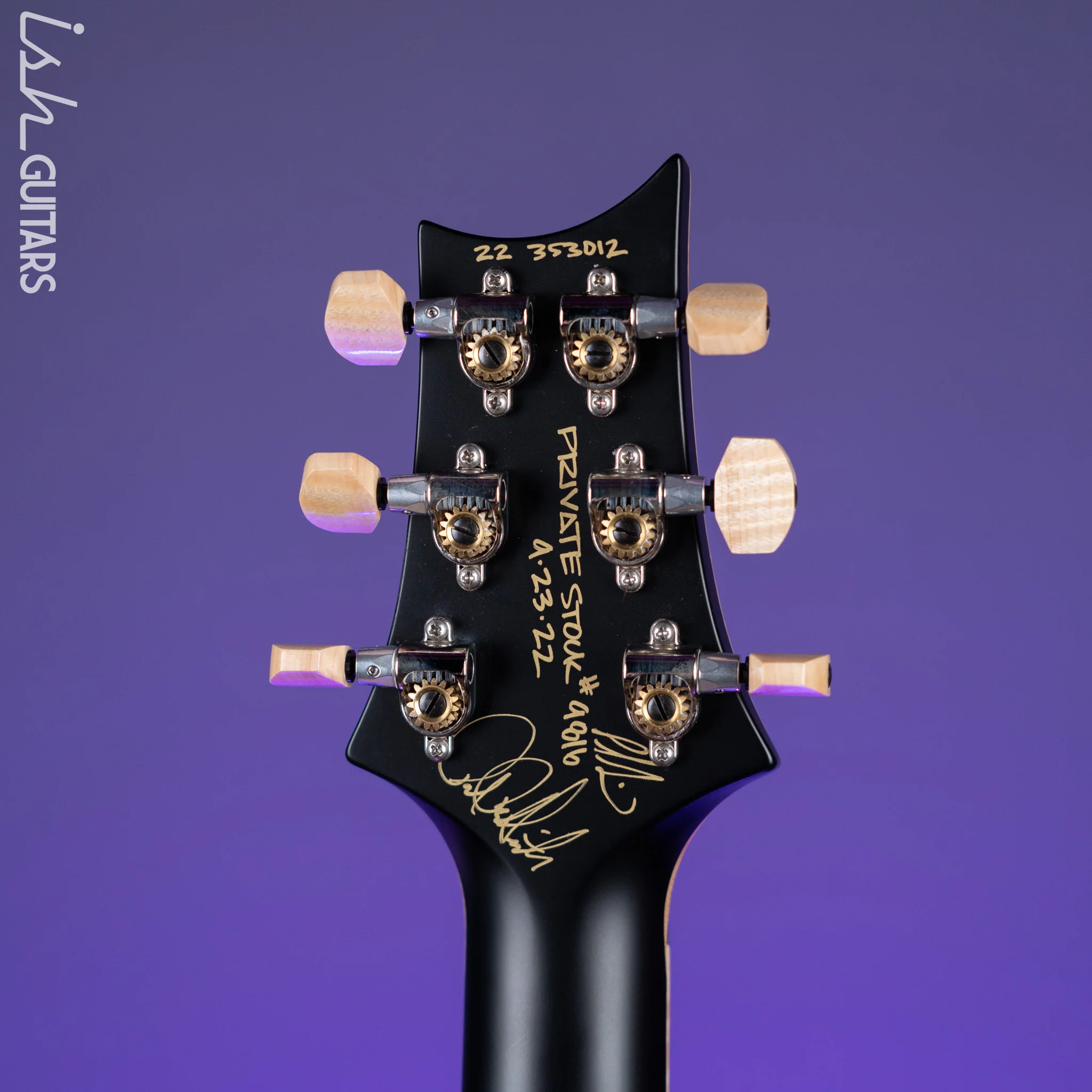 2022 PRS Private Stock Custom 24 "Sculpture" Hollowbody Piezo Matte Black - Image 16