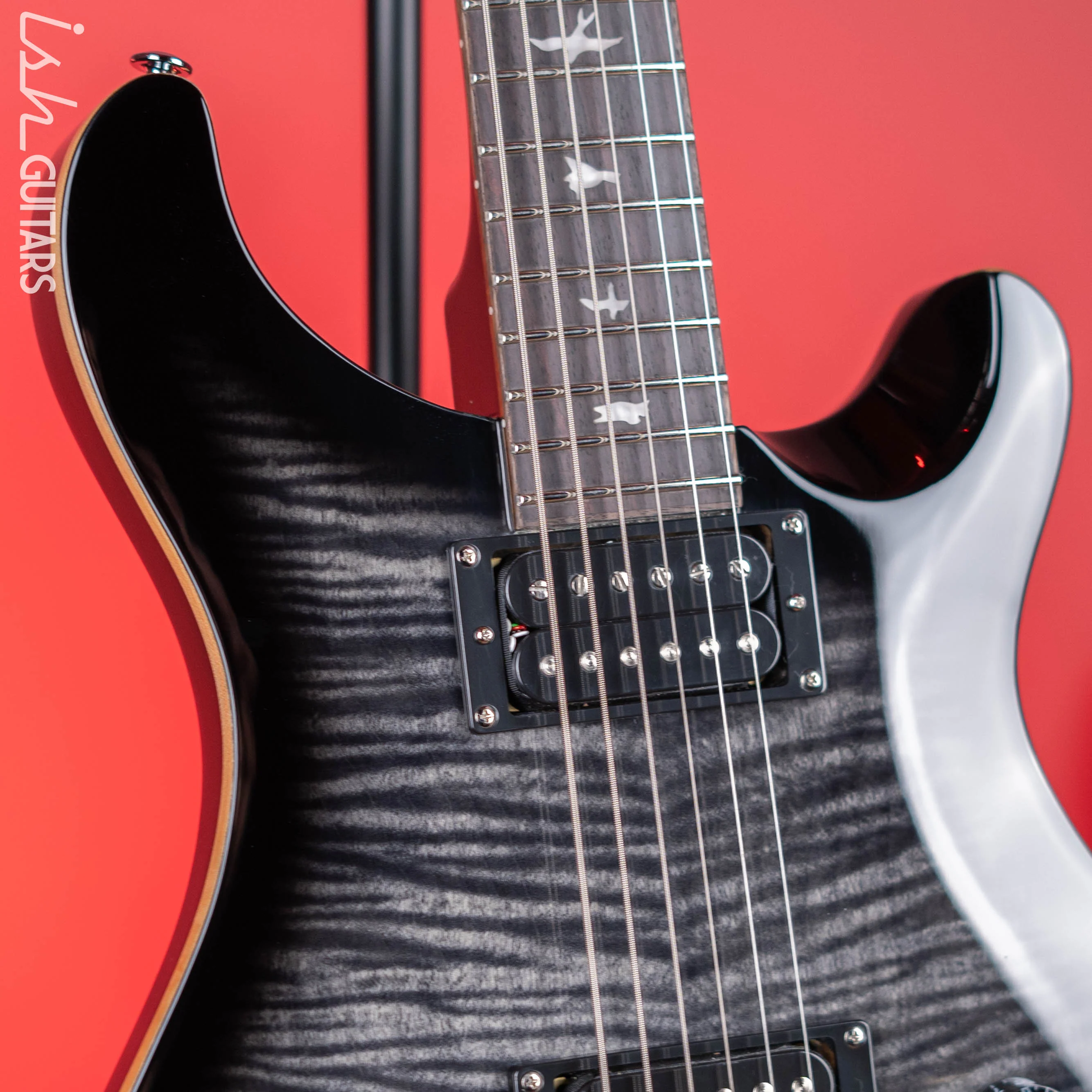 PRS SE 277 Baritone Charcoal Burst - Image 3