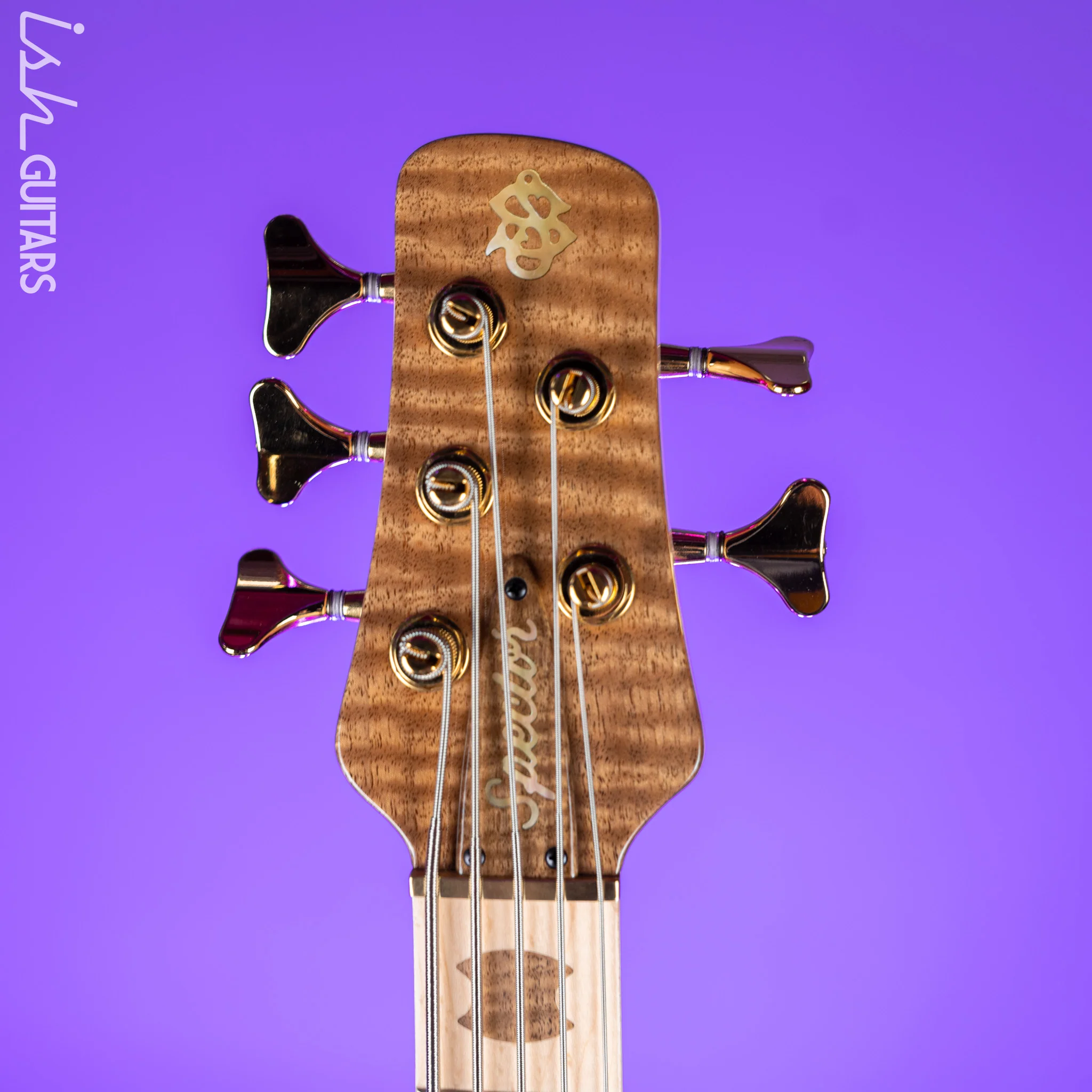 2022 Spector USA NS-5 5-String Bass Walnut Flame High Gloss - Image 6