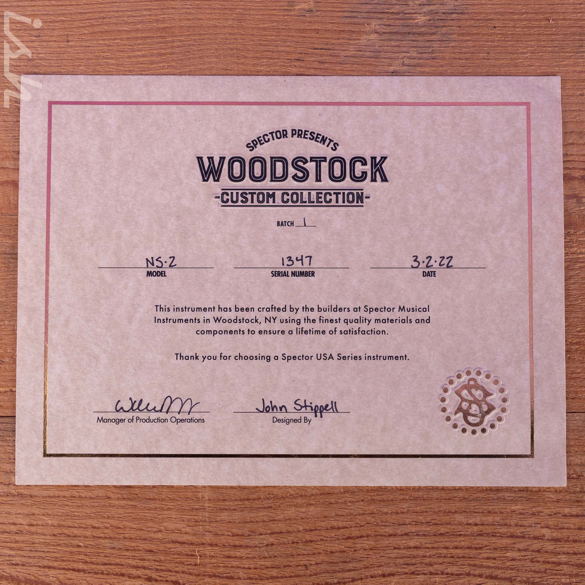 2022 Spector USA Woodstock Custom Collection NS-2 John Vintage Tint - Image 17