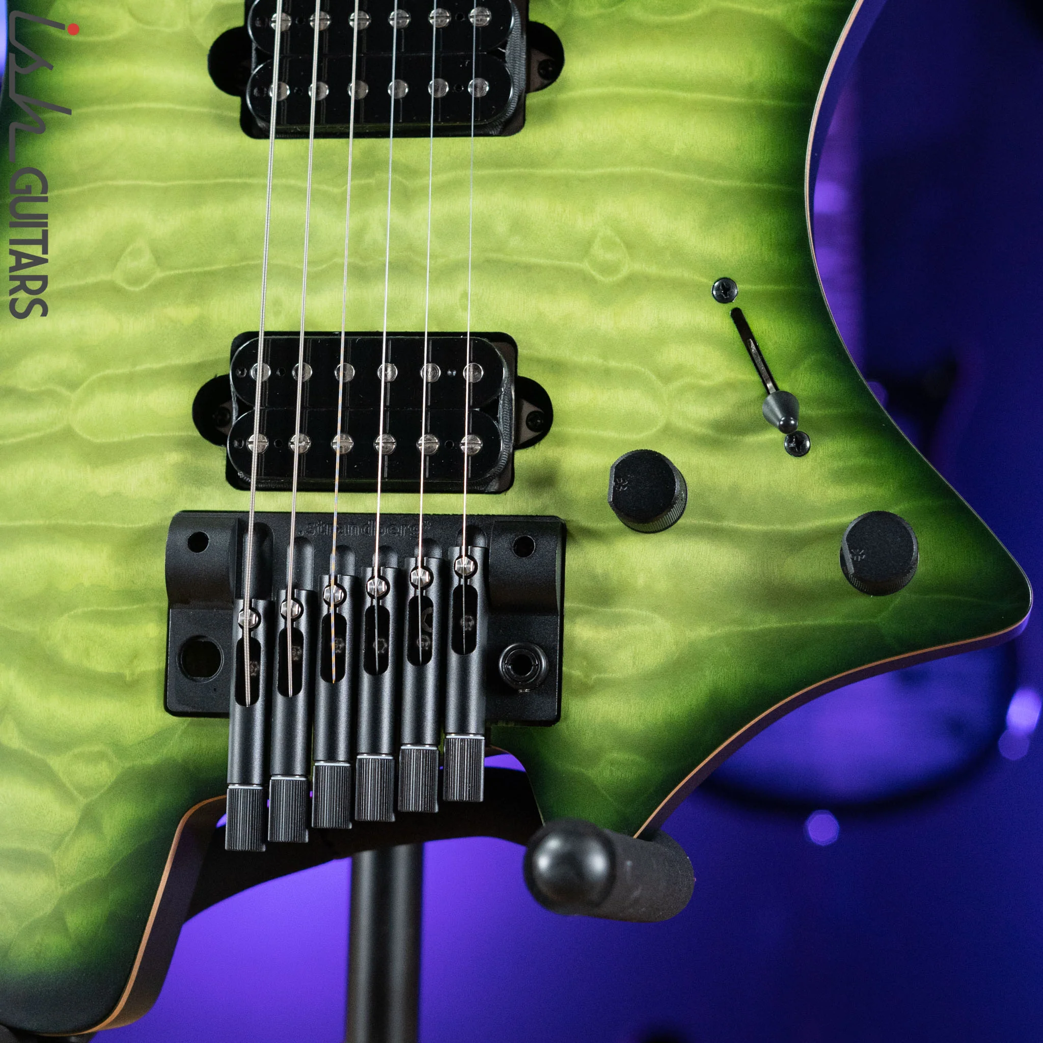 Strandberg Boden Prog NX 6 Multi-Scale Headless Guitar Earth Green - Image 4