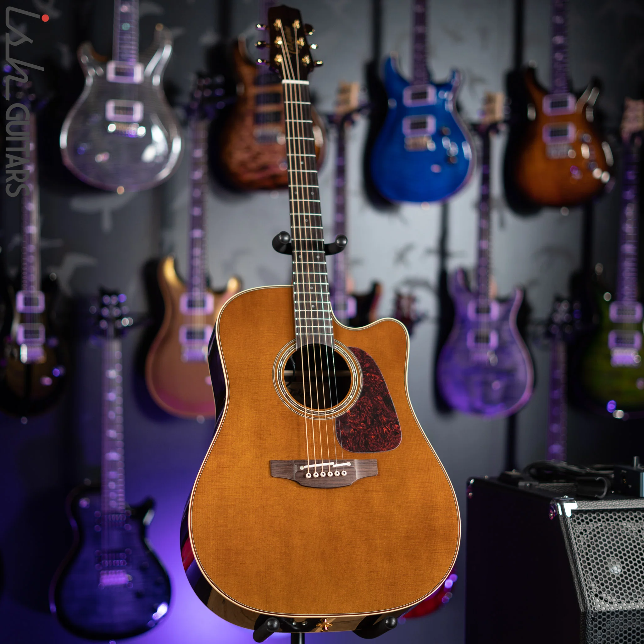 Takamine P5DC Dreadnought Whiskey Brown - Image 2