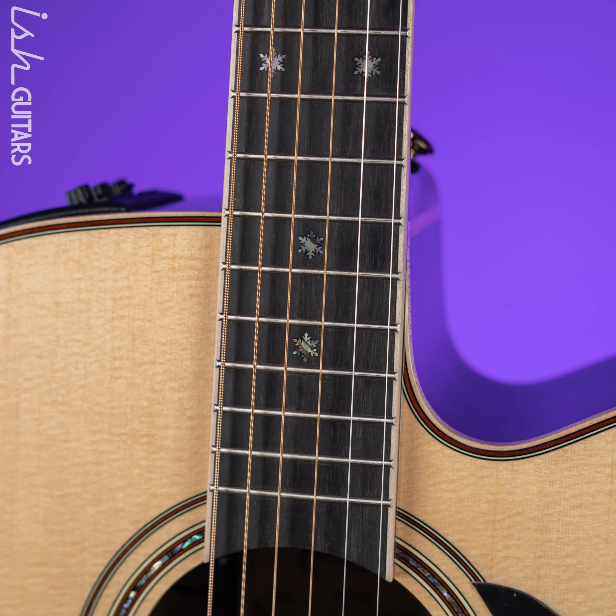 Takamine P7JC Jumbo Cutaway Acoustic-Electric Guitar Natural - Image 6
