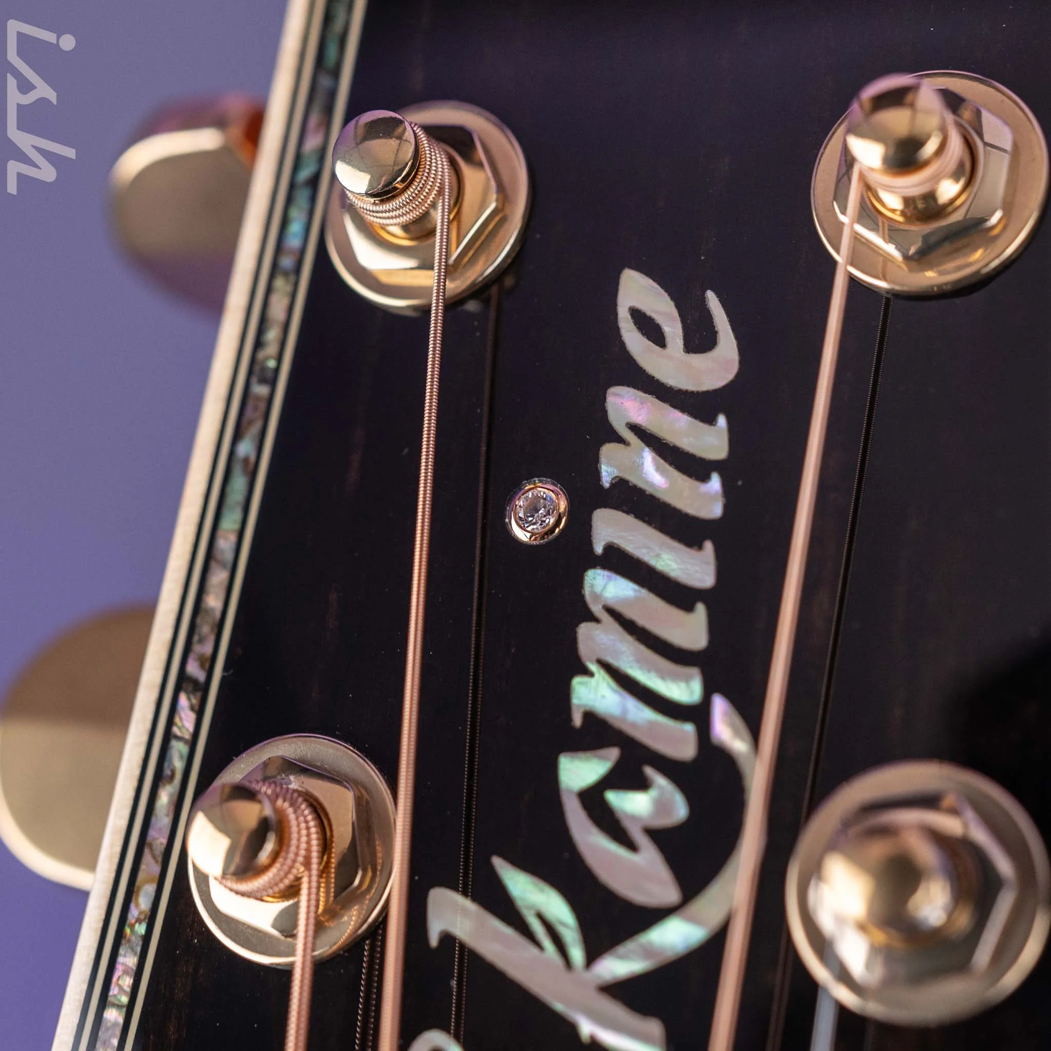 2022 Takamine “The 60th” Limited Edition Acoustic-Electric Guitar Natural - Real DIAMOND Inlay - Image 6