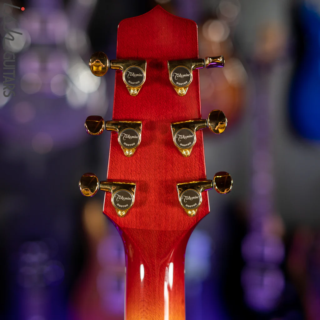 Takamine TSP178AC Acoustic-Electric Guitar Faded Cherry Burst - Image 11