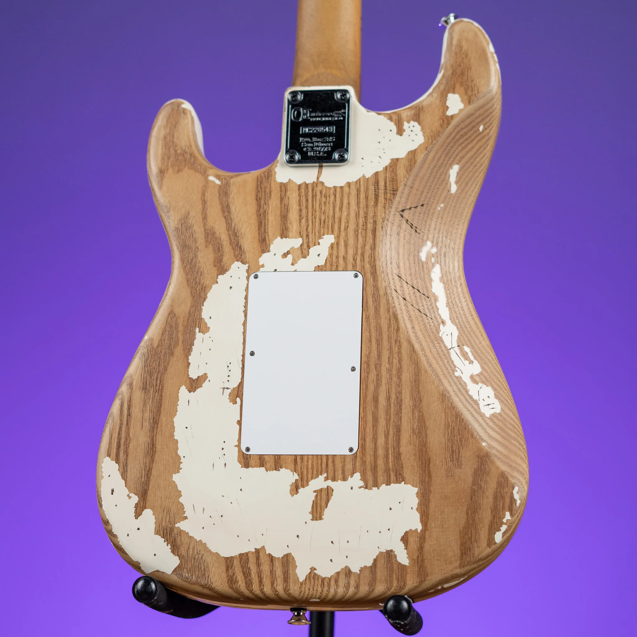 Charvel Henrik Danhage Limited Edition Signature Pro-Mod So-Cal Style 1 Guitar White Relic - Image 7
