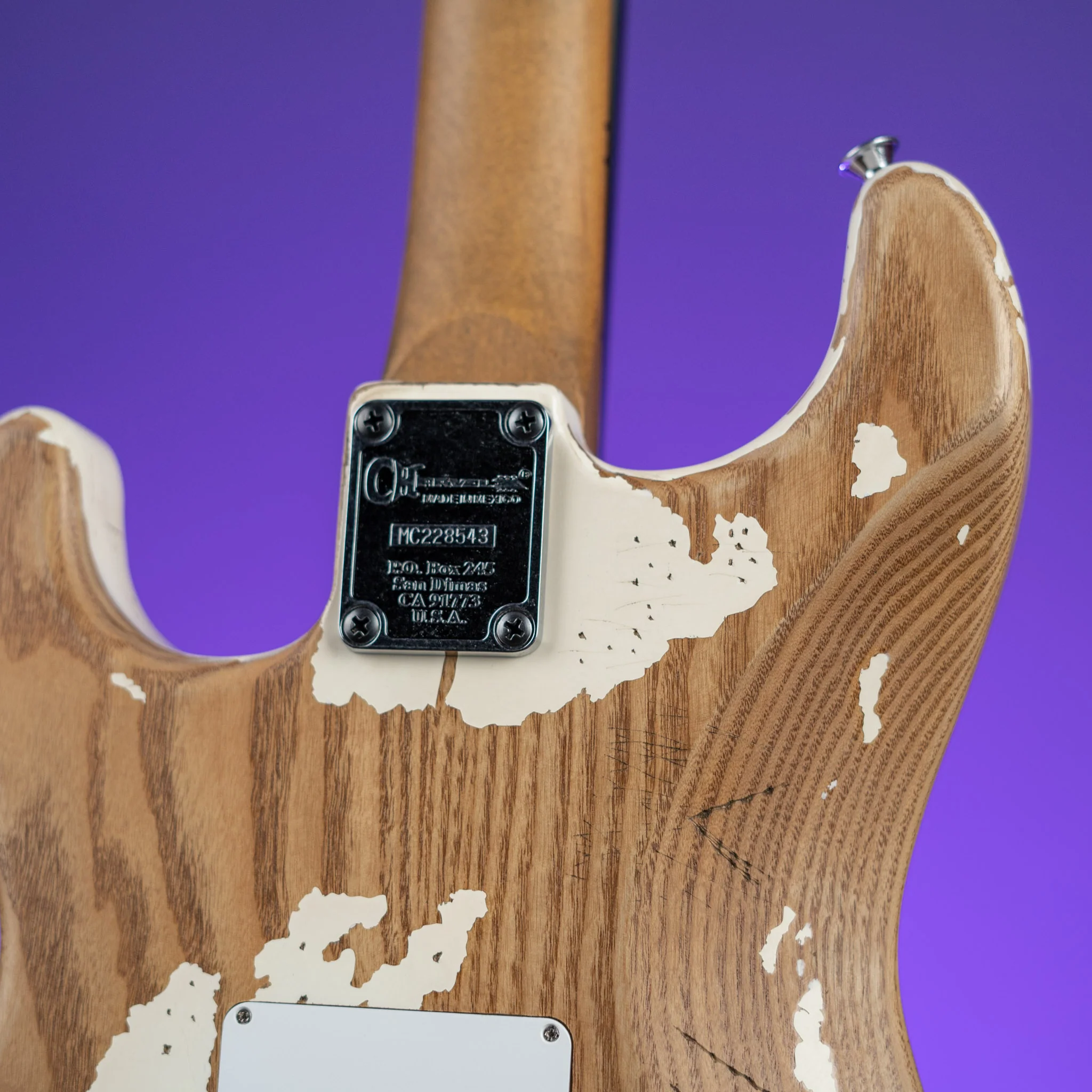 Charvel Henrik Danhage Limited Edition Signature Pro-Mod So-Cal Style 1 Guitar White Relic - Image 8