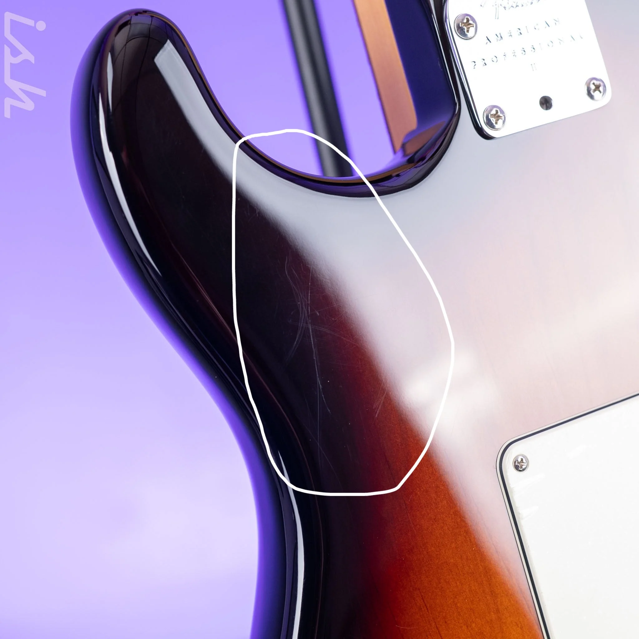 2023 Fender American Professional II Stratocaster 2-Color Sunburst - Image 15