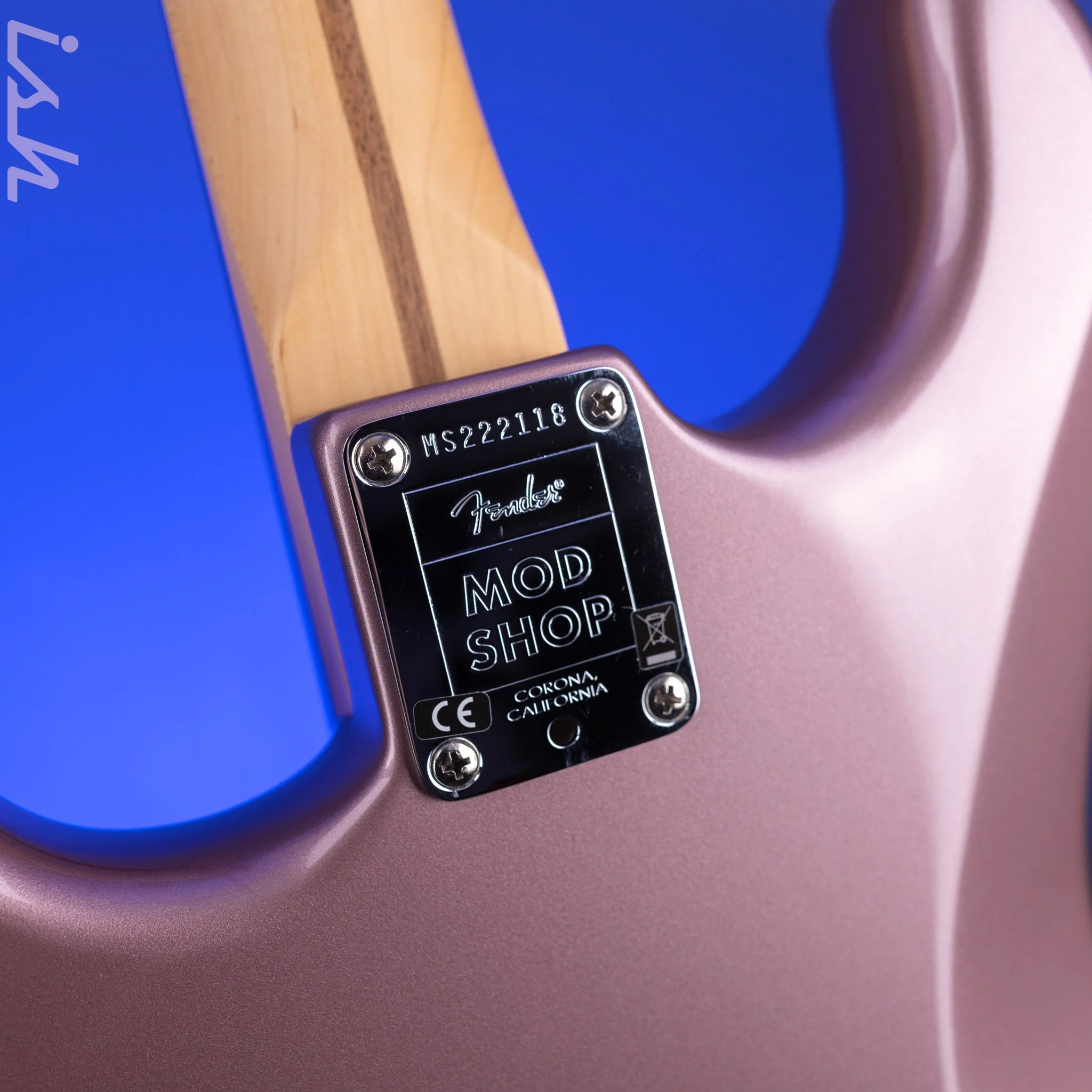 2023 Fender Mod Shop Stratocaster Burgundy Mist Metallic - Image 13