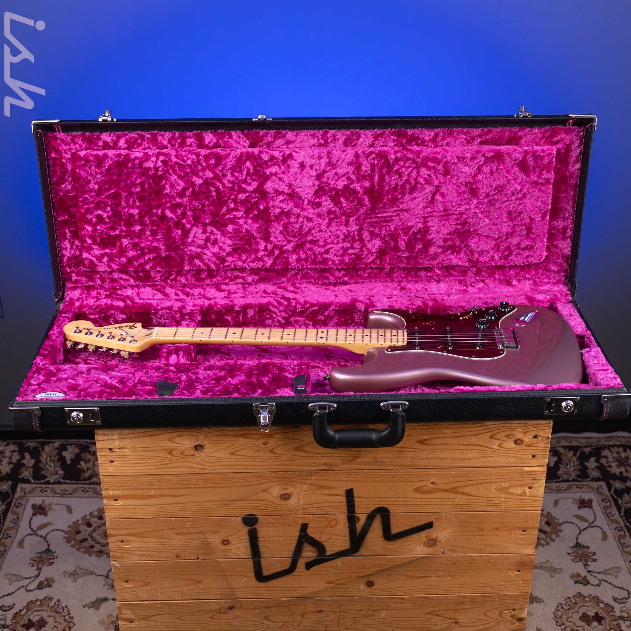 2023 Fender Mod Shop Stratocaster Burgundy Mist Metallic - Image 14