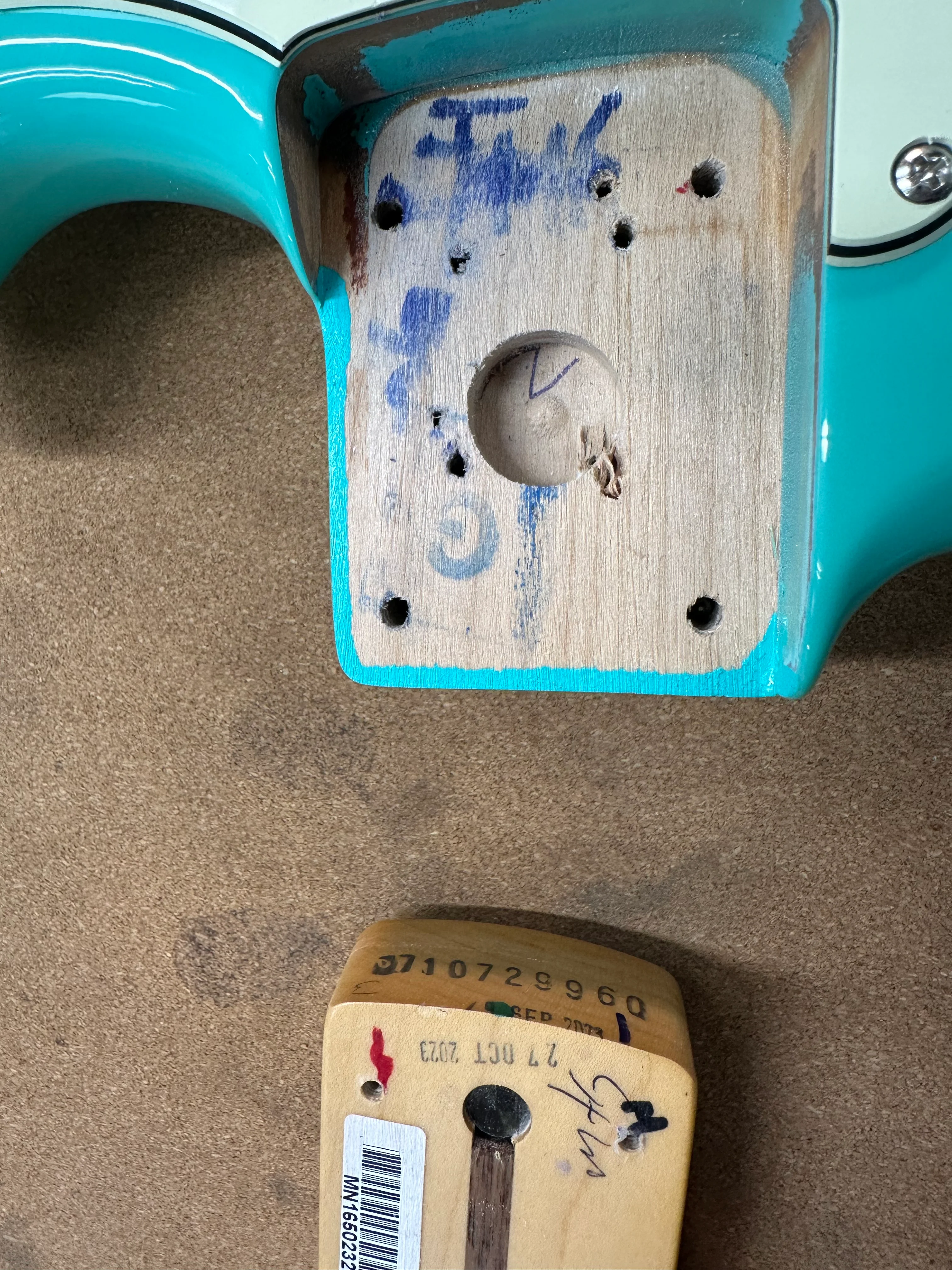 2023 Fender Player Mustang 90 Seafoam Green - Image 14